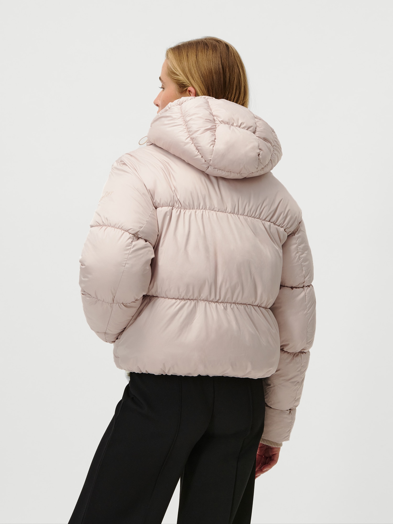 LeGer Veste matelassée »Viveka, LeGer by Lena Gercke« mit Kapuze Cropped, mit Rucksack-Riemen innen, Winterjacke