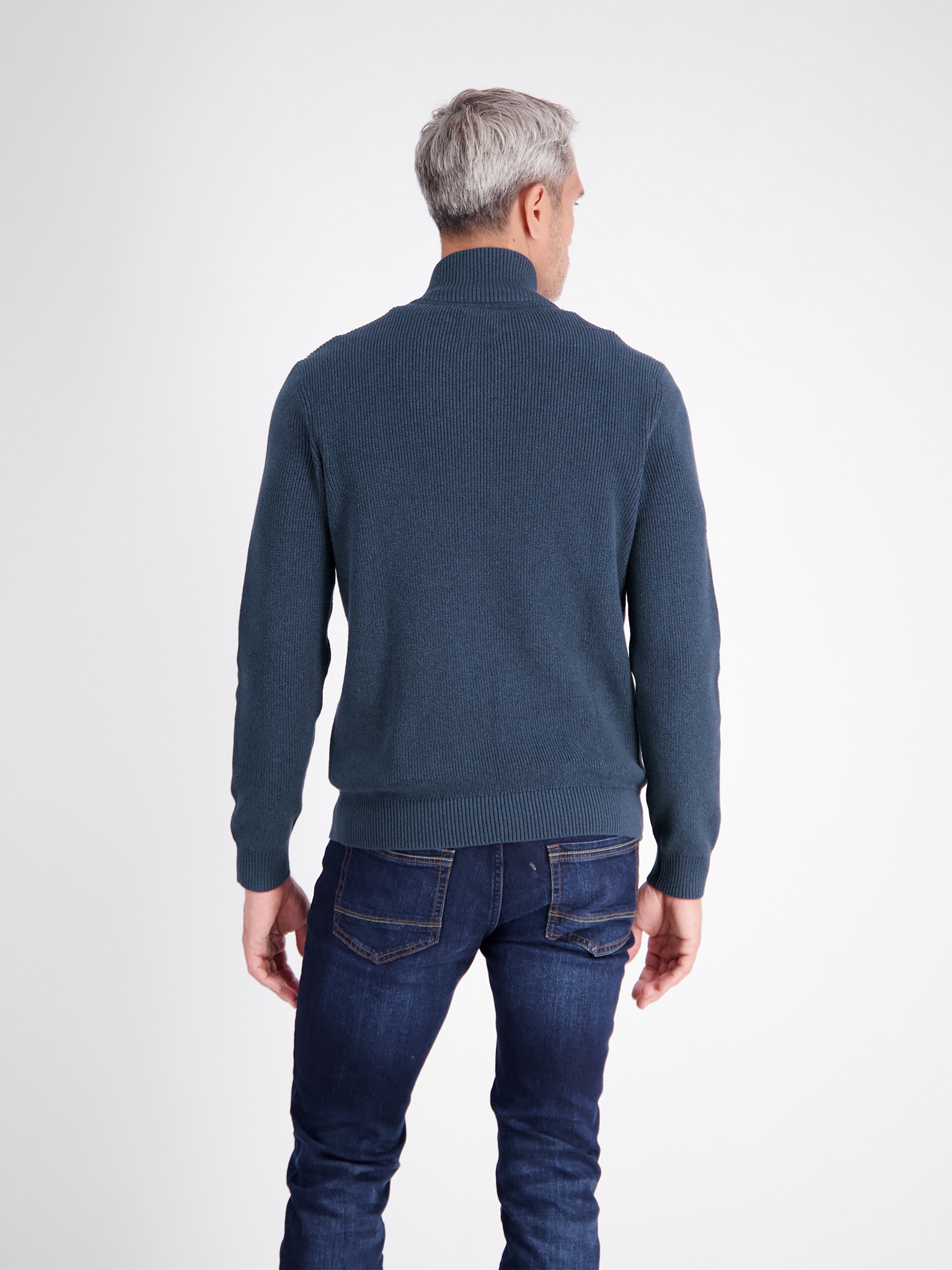 LERROS Veste en tricot mit Reissverschluss und Stehkragen
