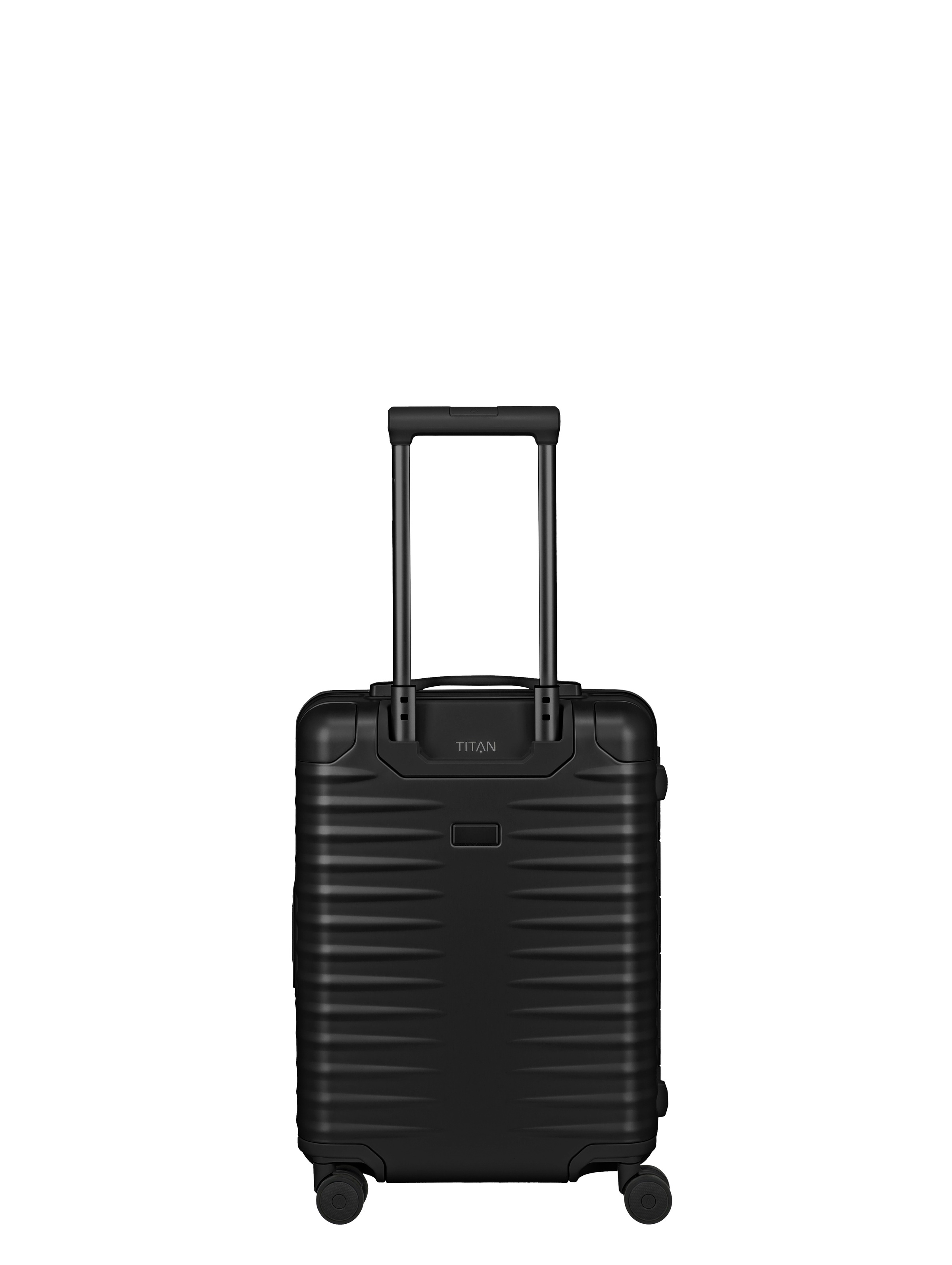 TITAN - Made in Germany Trolley »ETERNITY S23 Aluminium Bordkoffer Made in Germany« 45 l 4 Rollen 100 % aluminium, cadre intelligent et poignées en cuir véritable