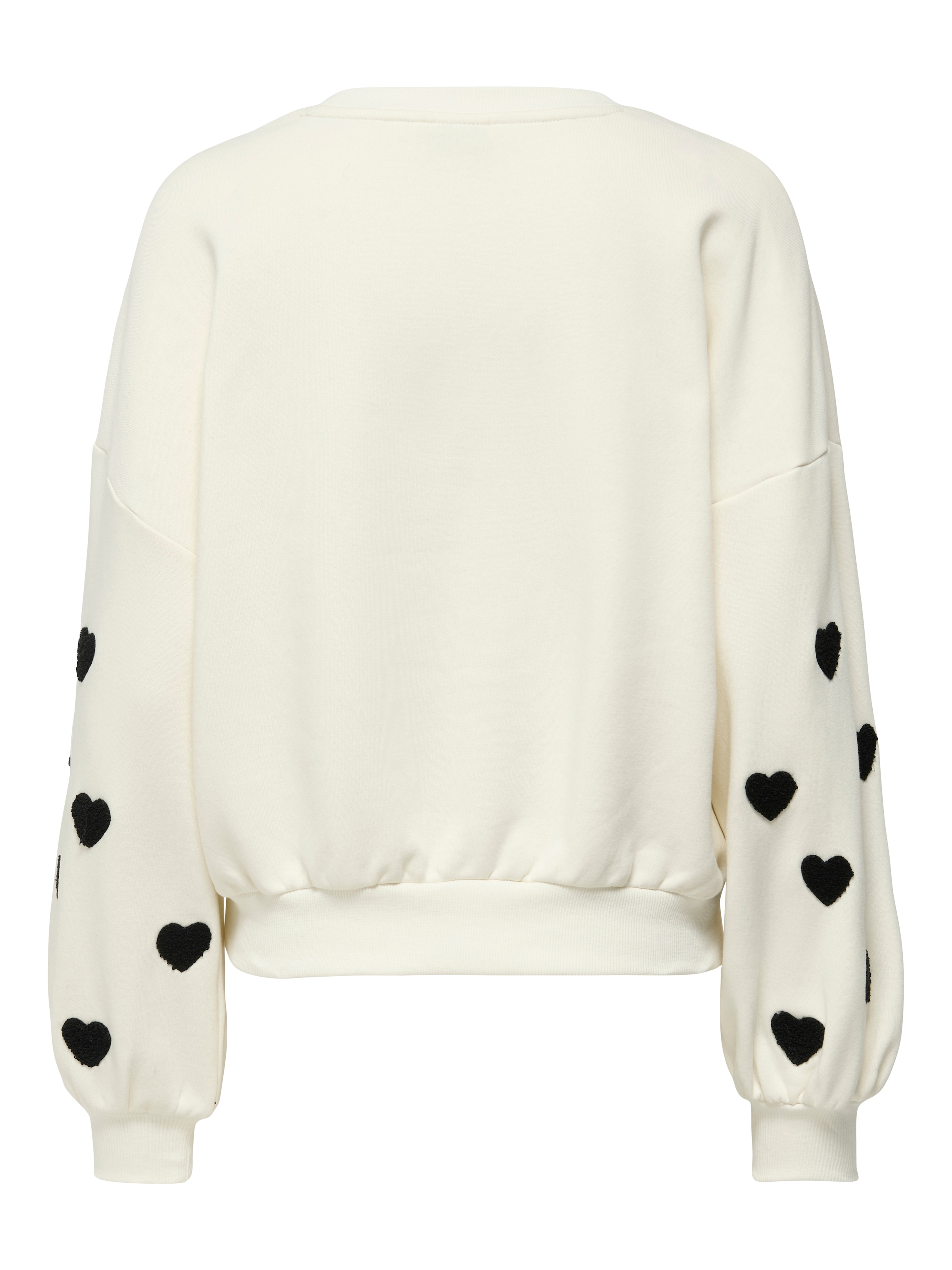 ONLY Sweat-shirt »ONLMACY L/S O-NECK BOX CC SWT«, mélange coton, coupe régulière
