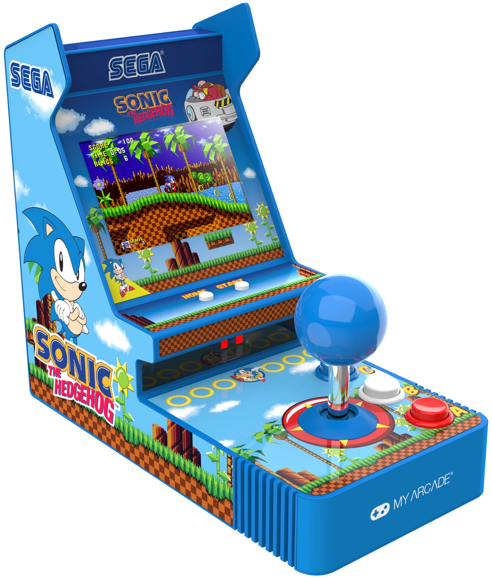MYARCADE Console rétro »Joystick Player Sonic The Hedgehog«