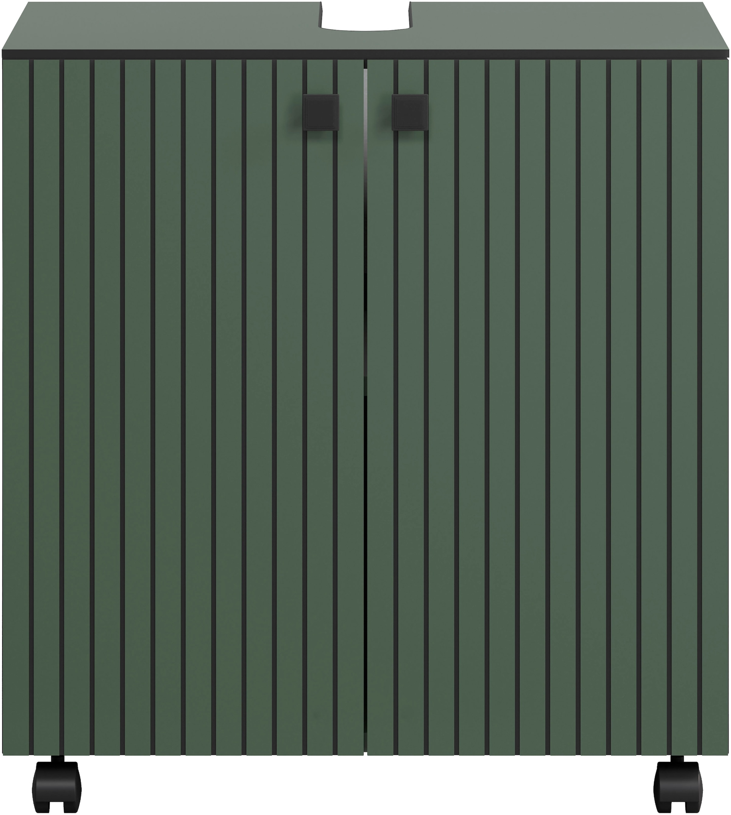 welltime Armoire sous lavabo »Amrum« Waschtisch auf Rollen - (B/T/H) wahlweise 60-80/42/64 cm