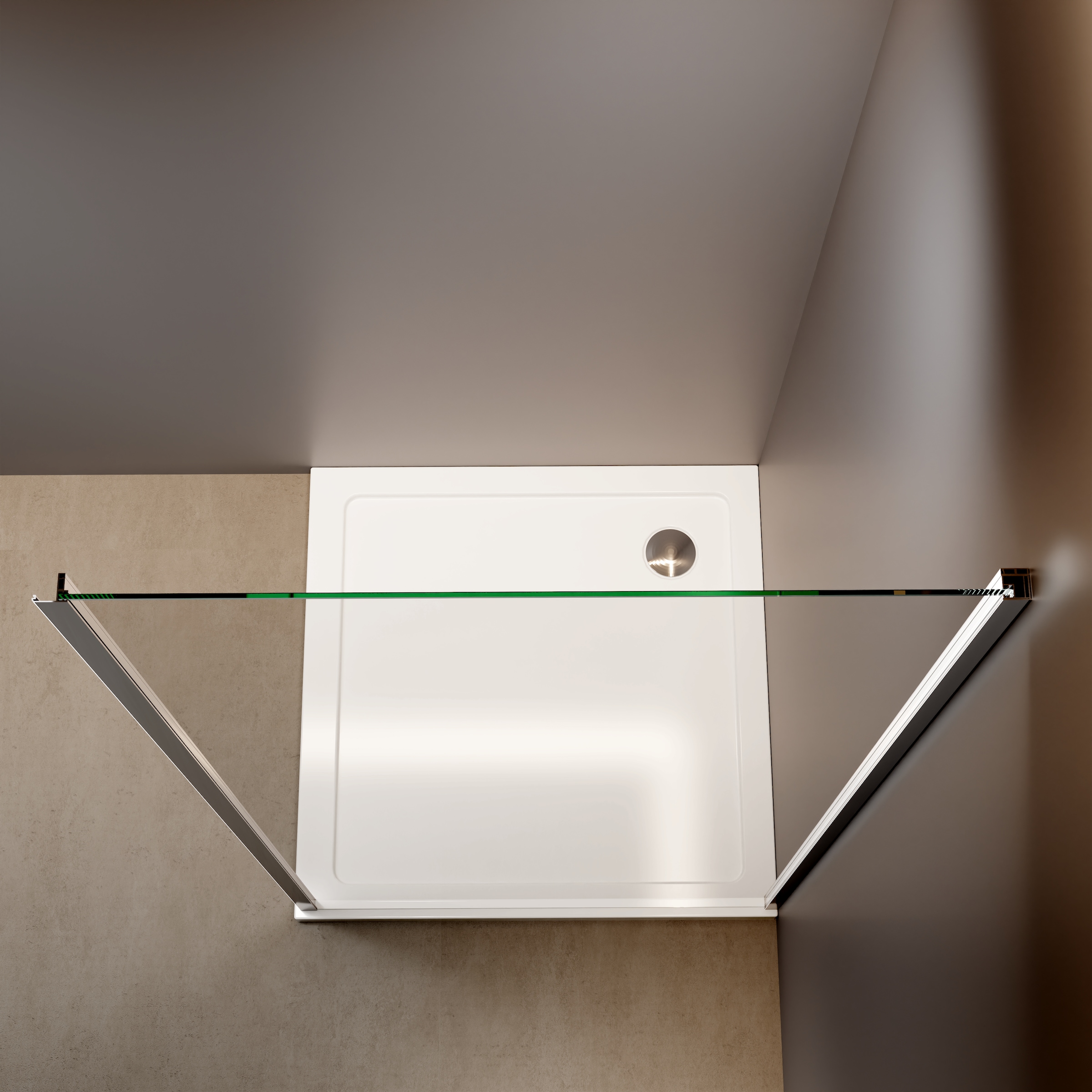welltime Receveur de douche »Summer« receveur de douche extra plat en différentes tailles - aussi pour douches rondes.