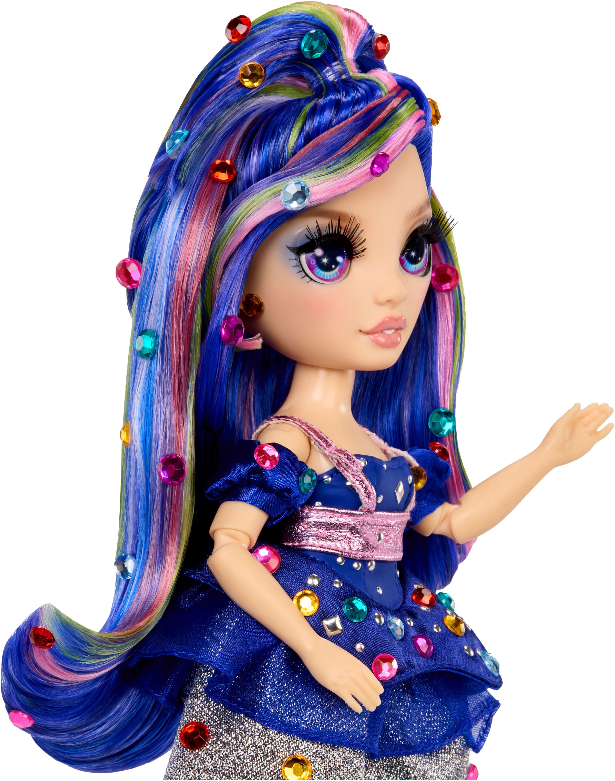RAINBOW HIGH Poupée à habiller »Rainbow High Be Dazzling Fashion Dolls- Genevieve Bleue«