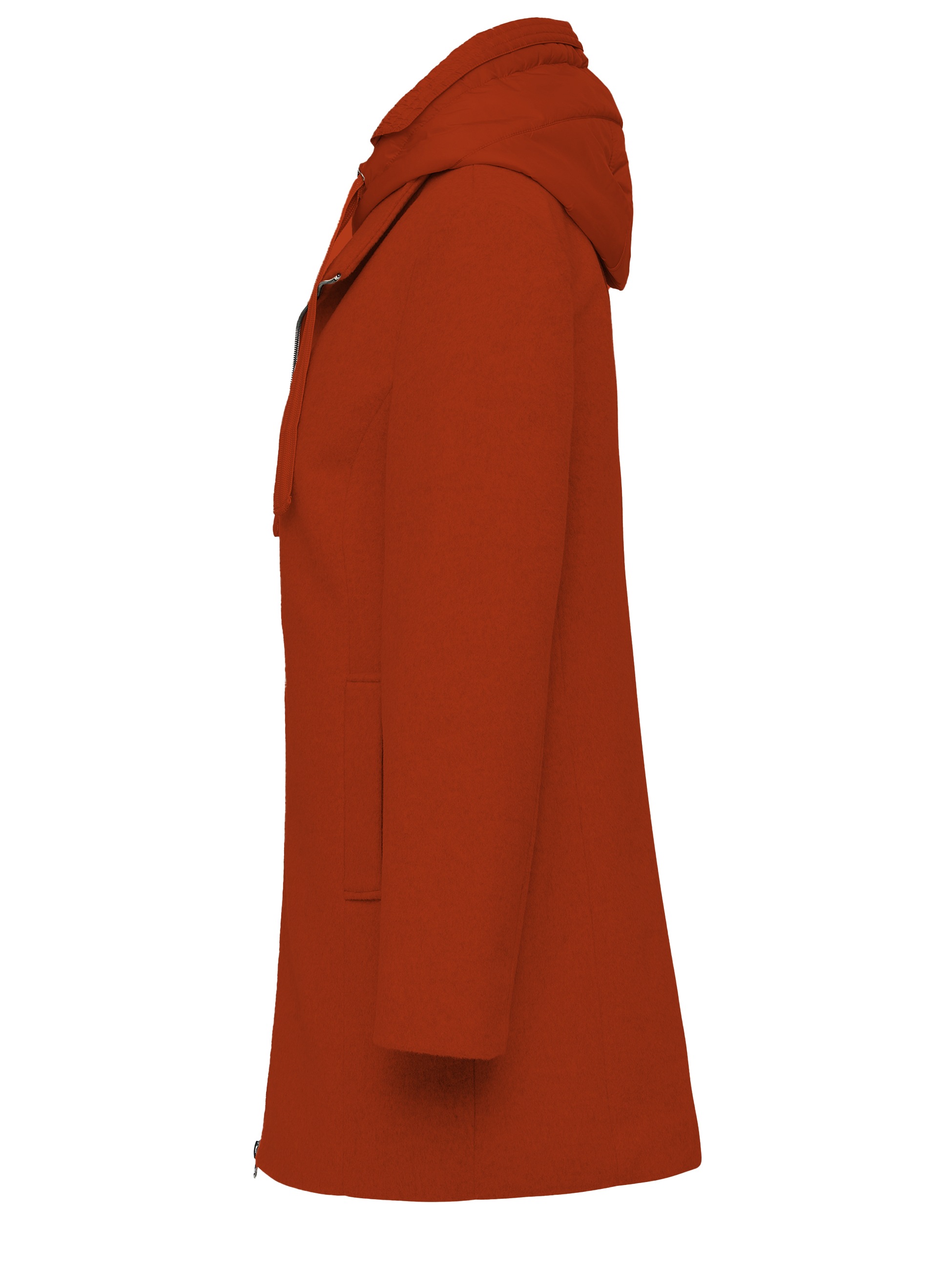 MANISA Veste en laine mit Kapuze mit herausnehmbarer Kapuze