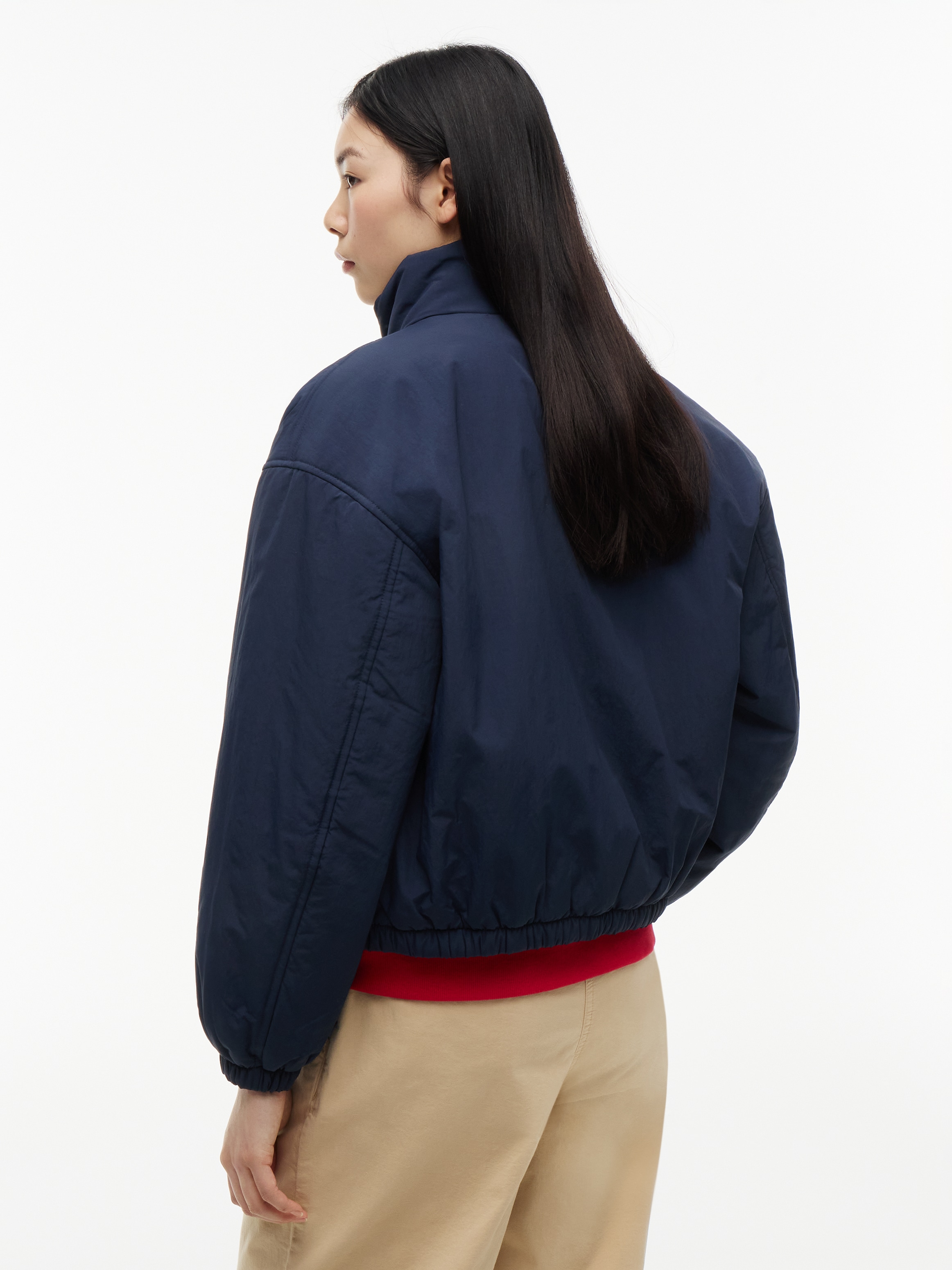 Tommy Jeans Blouson »TJW PADDED HIGH NECK JACKET« fibre synthétique