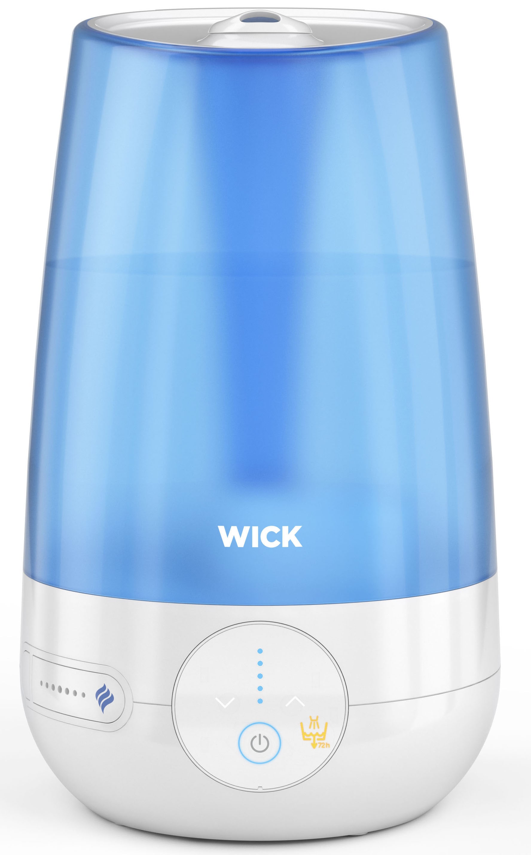 WICK Humidificateur d'air »Ultraschall-Kaltluftbefeuchter« 4,5 l Wassertank kompatibel mit den VapoPads Duftpads mit ätherischen Ölen