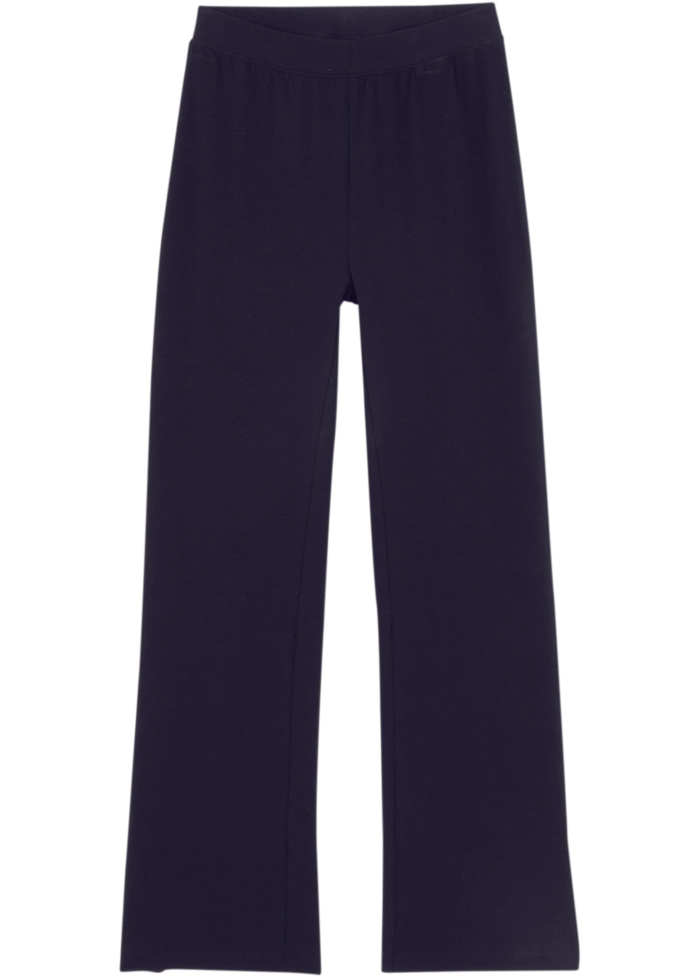 bonprix Pantalon à pattes d'éléphant »Schlaghose aus Baumwoll-Mix mit seitlichen Schlitzen«  Schlaghose aus Baumwoll-Mix mit seitlichen Schlitzen