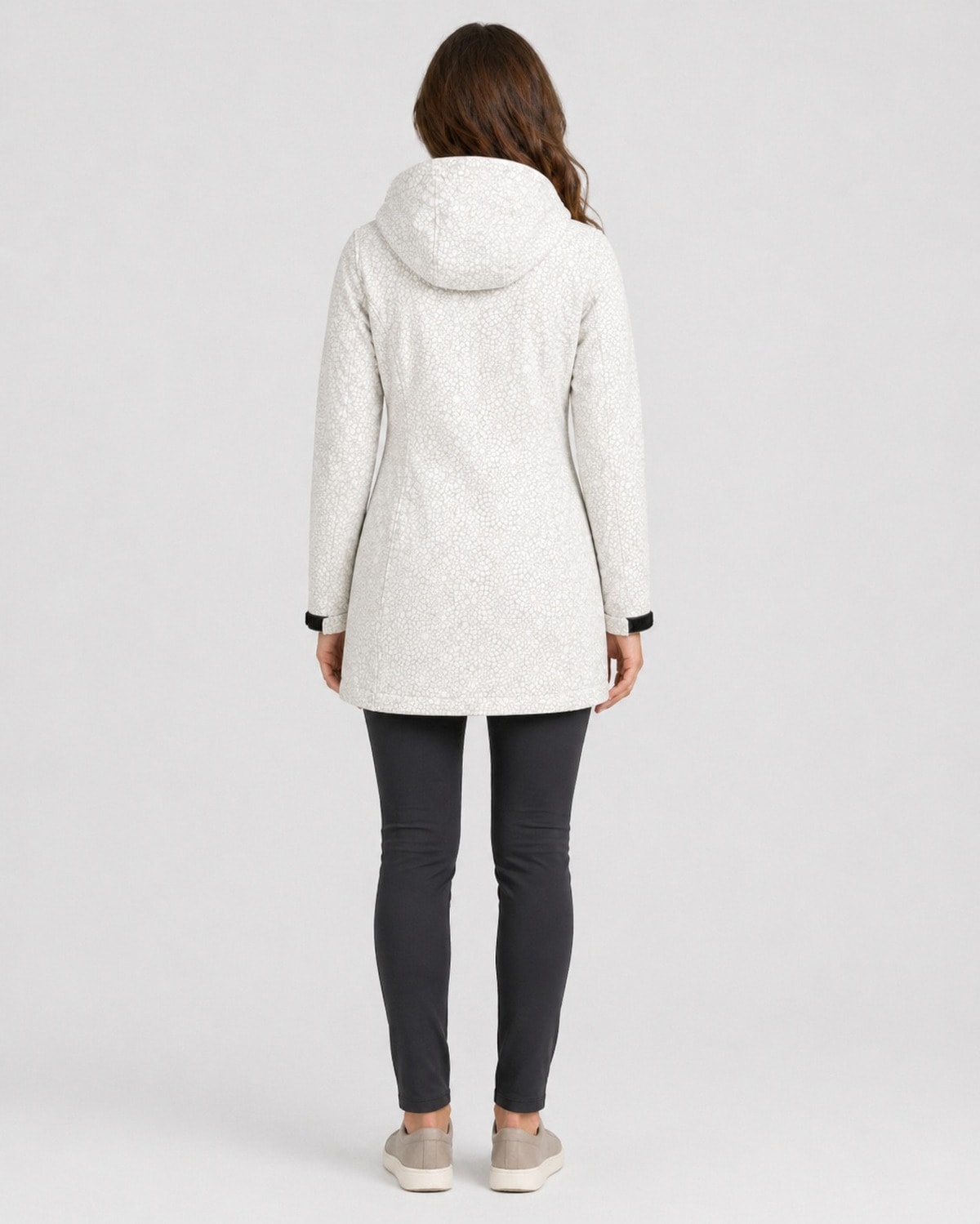 DEPROC Active Veste softshell »SHELBY LONG« court manteau softshell léger avec capuche amovible