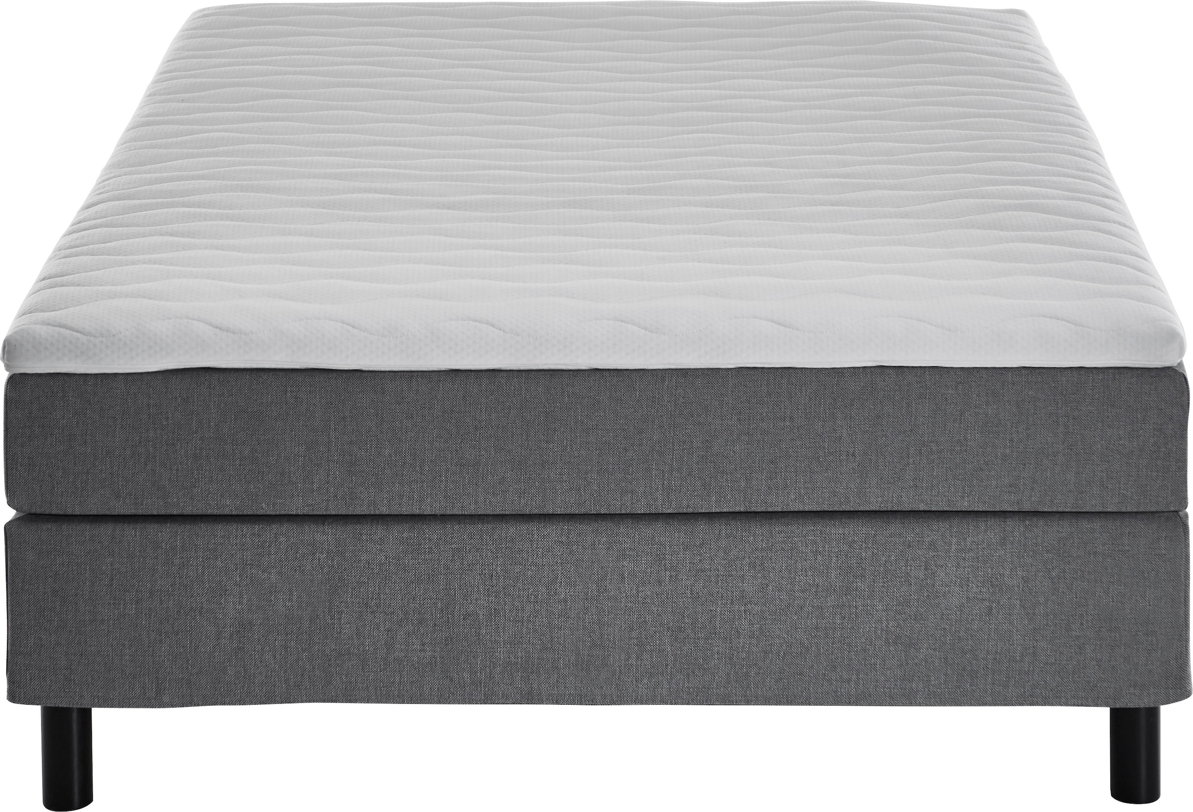 ATLANTIC home collection Boxbett »Happy« ohne Kopfteil, mit Topper, wahlweise mit oder ohne Bettwaren