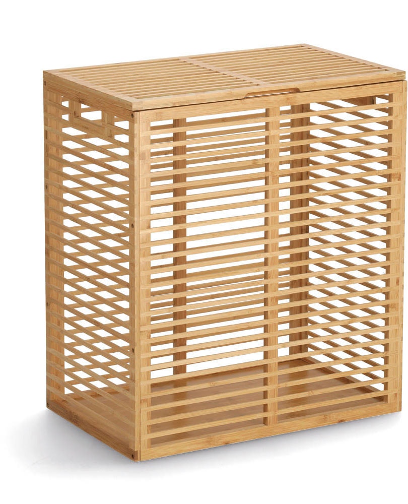 Zeller Present Panier à linge hochwertig aus Bambus