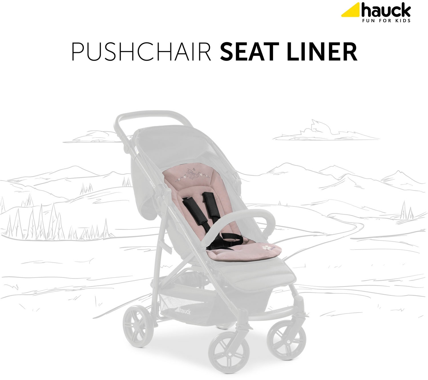 Hauck Kinderwagen-Sitzauflage »Seat Liner« kompatibel mit hauck Buggys, Kinderwagen und Fahrradanhängern
