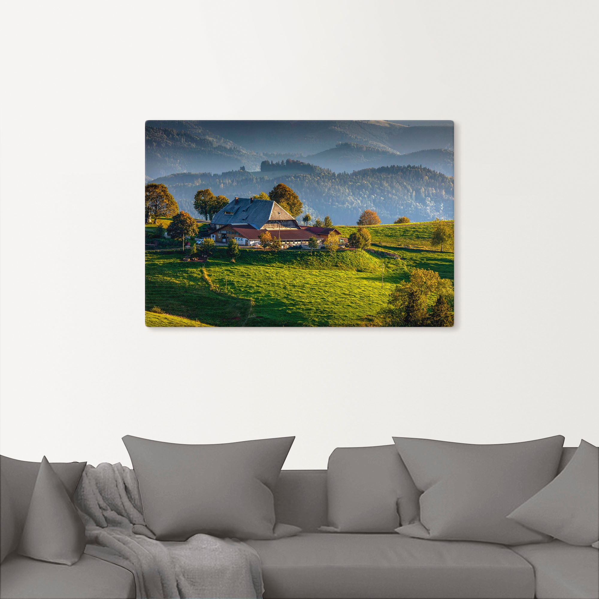 Artland Tableau sur toile »Bauernhof bei St.Peter Schwarzwald« 1 cuis tlg. auf Holzrahmen gespannt