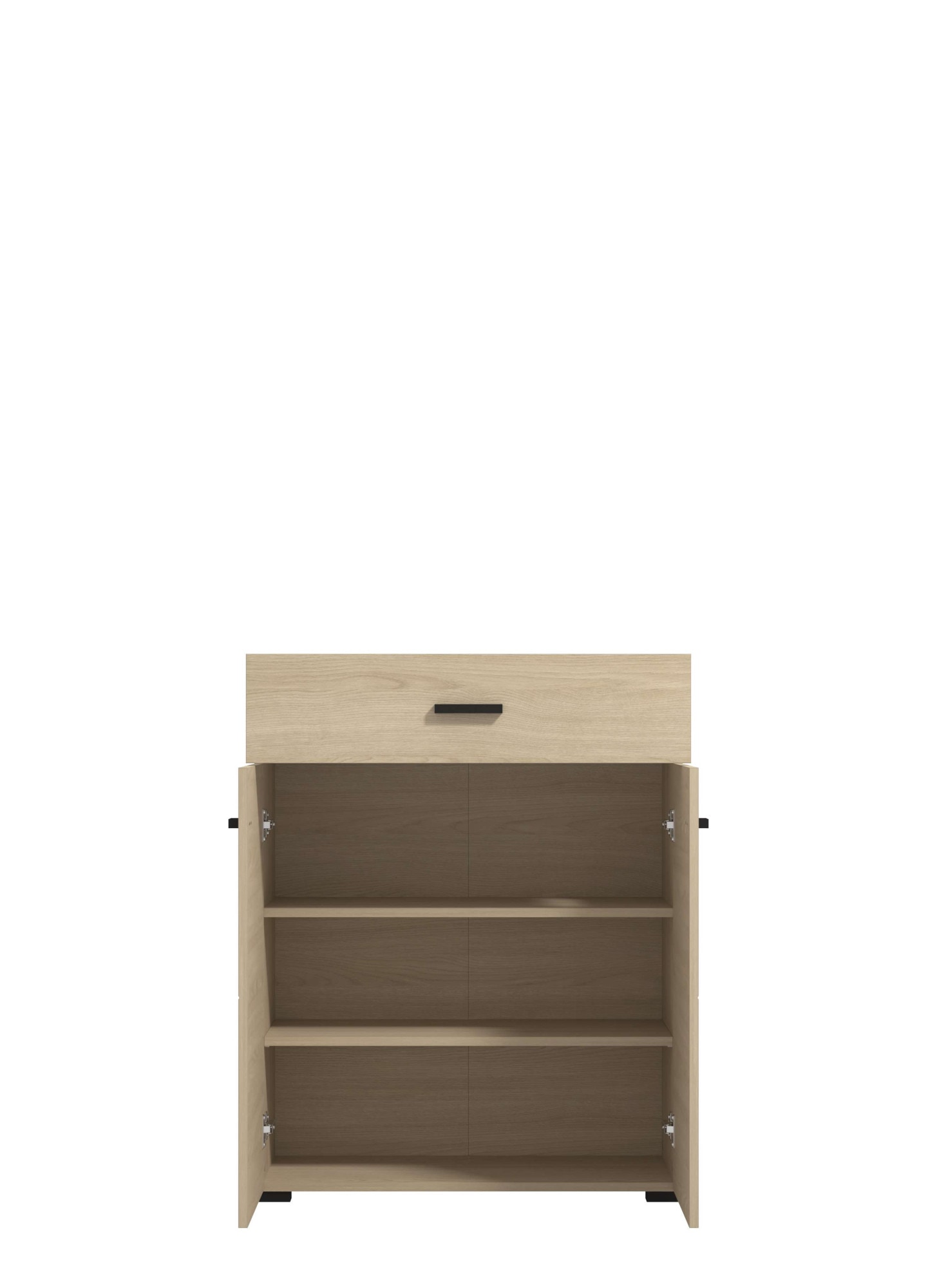 Home affaire Schuhkommode »Rathlin Schuhschrank, Schuhregal, für ca. 9 Paar Schuhe« zwei Regale und eine Schublade, Gesamtbreite 77 cm