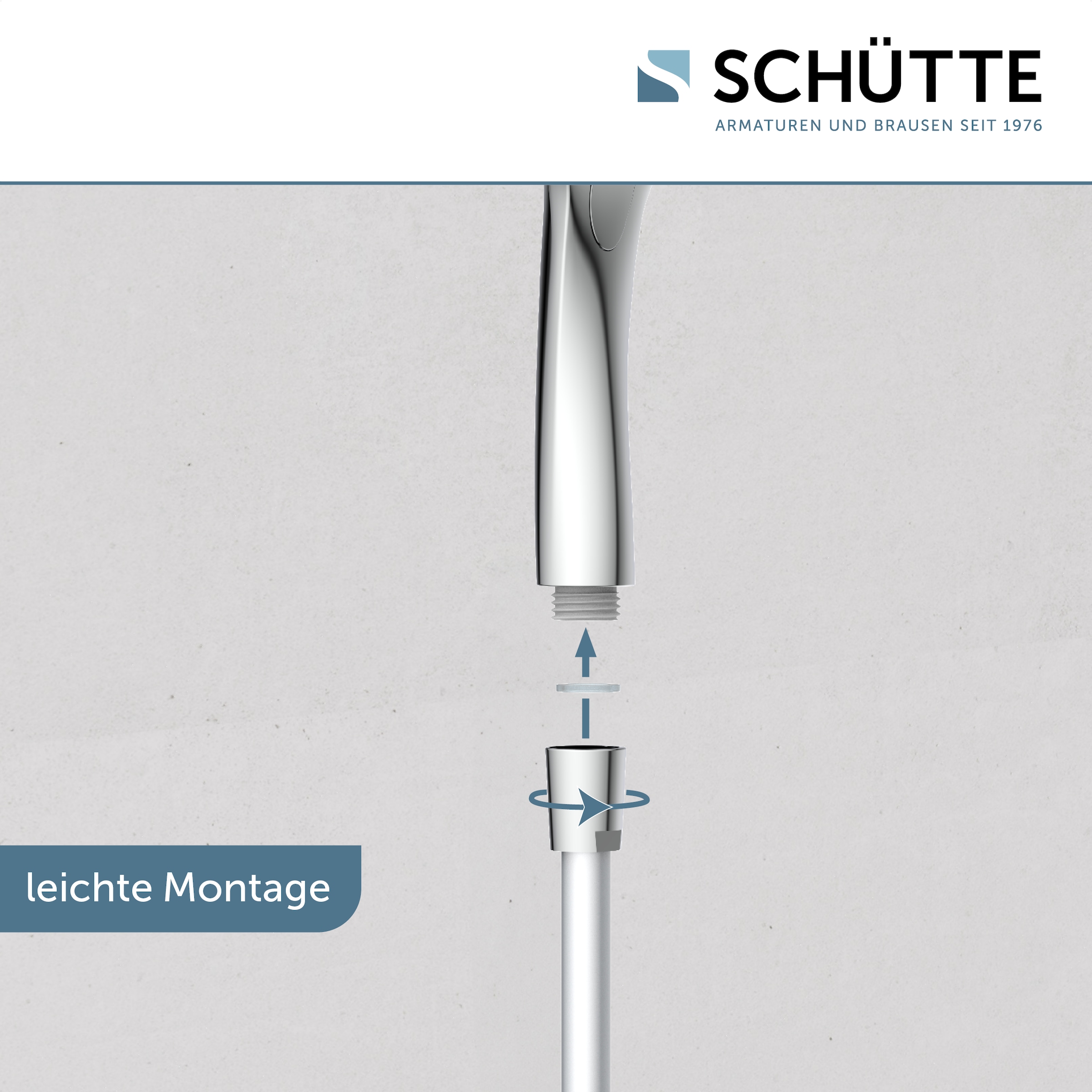 Schütte Handbrause »CAPRI« Duschbrause, 3-fach verstellbar, Antikalk, wassersparend