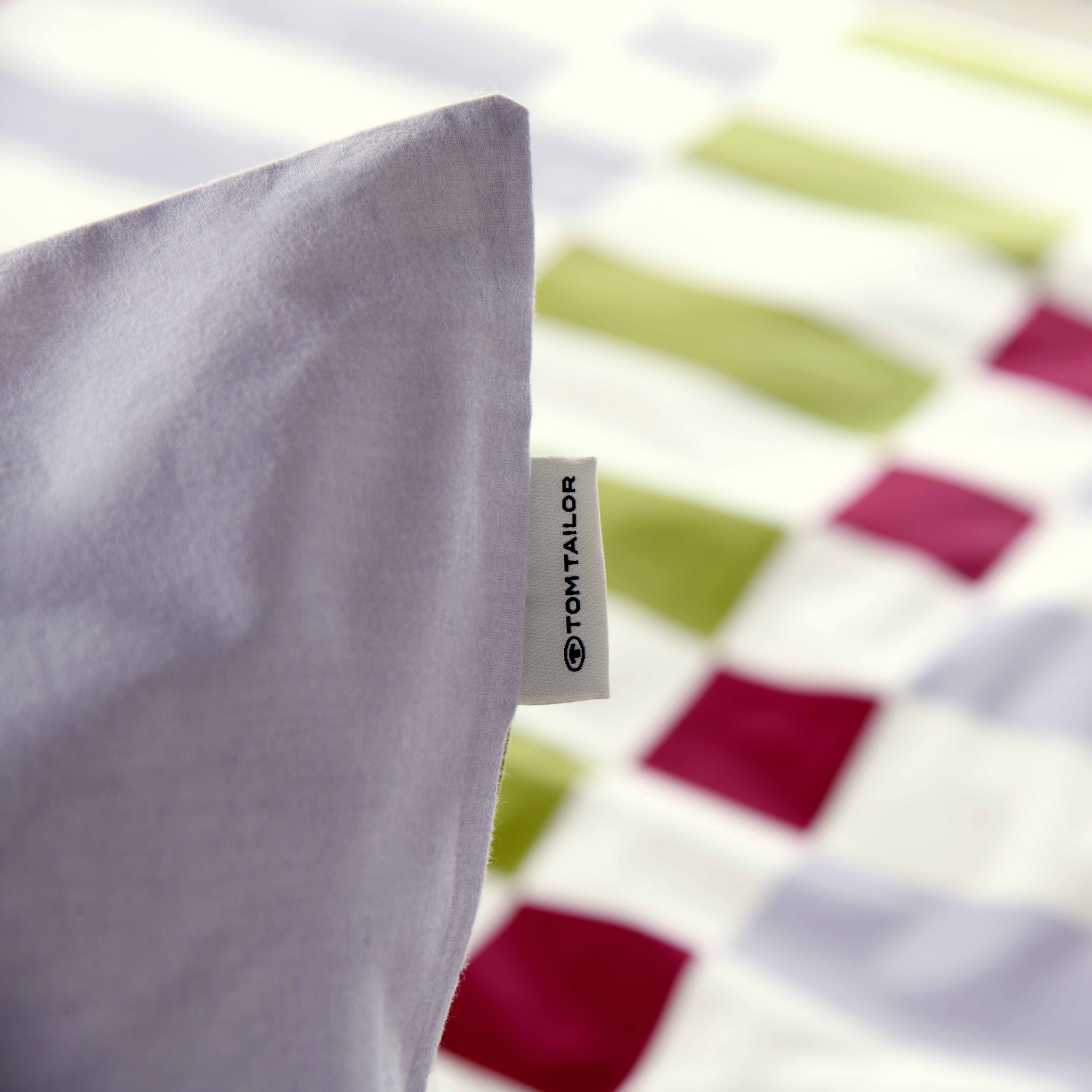 TOM TAILOR HOME Wendebettwäsche »BOLD CHECK in Gr. 135x200cm oder 155x220cm« 2 Stk. new bedroom, gewebtes Label