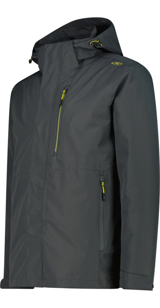 CMP Veste fonctionnelle 3 en 1 »MAN JACKET ZIP HOOD DETACHABLE INN.JACKET« 2 cuis tlg. avec capuche design en 2 pièces, avec veste intérieure amovible, style sportif