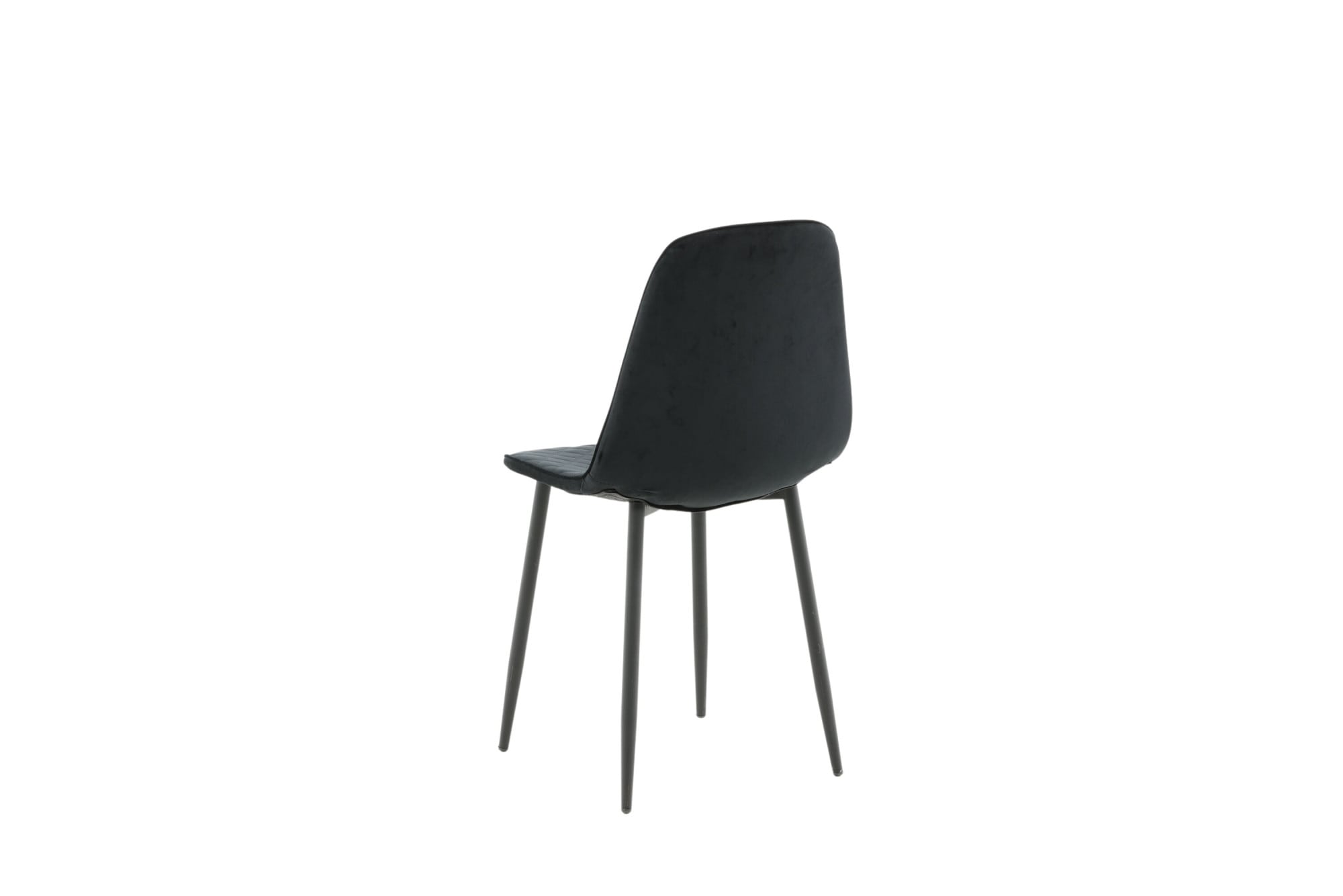Venture Home Chaise de salle à manger »Polar Diamond, 2er-Set Esszimmerstühle in Grau-Samt, 150 kg belastbar« () 2 cuischaise rembourrée, revêtement en velours, pieds en métal, matelassage diamant, élégant