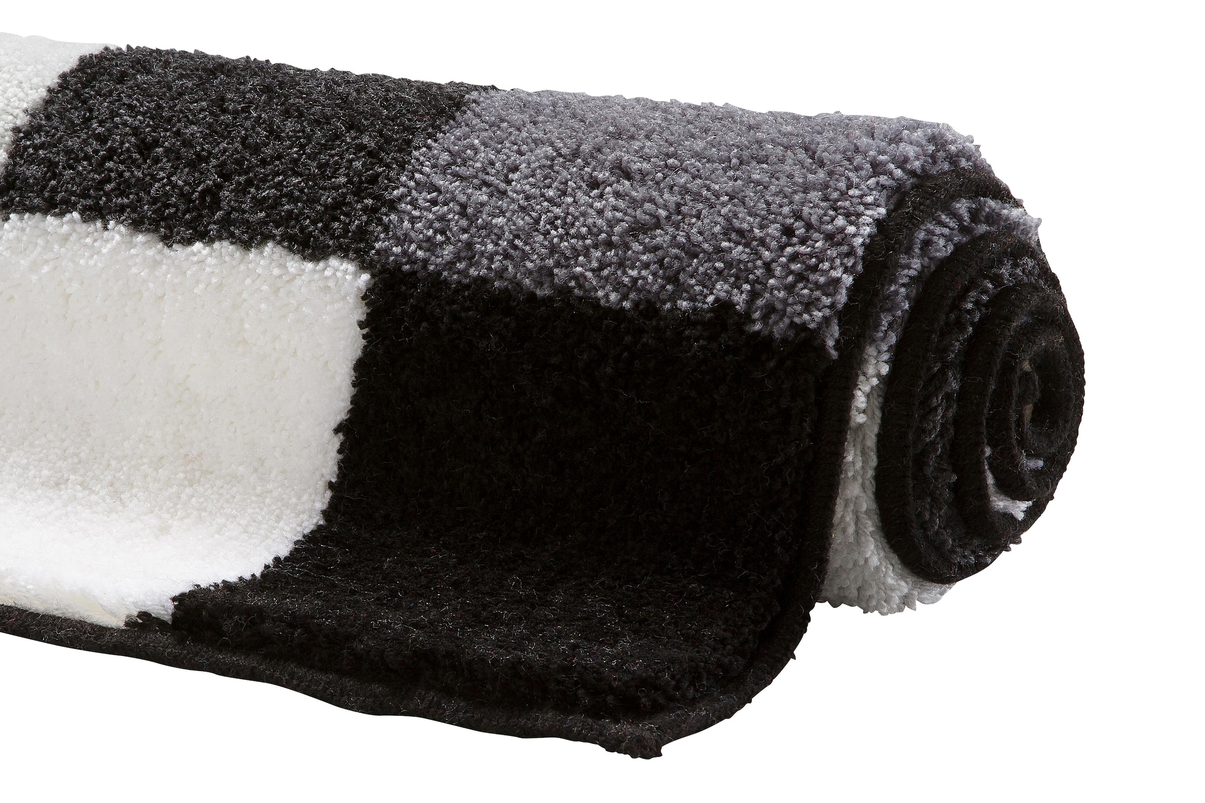 Grund Tapis de bain »Mosaik, Badvorleger, Badezimmer Teppich, sehr weich« Höhe 20 mm angenehm weich, auch als 3 teiliges Set erhältlich, Made in Europe