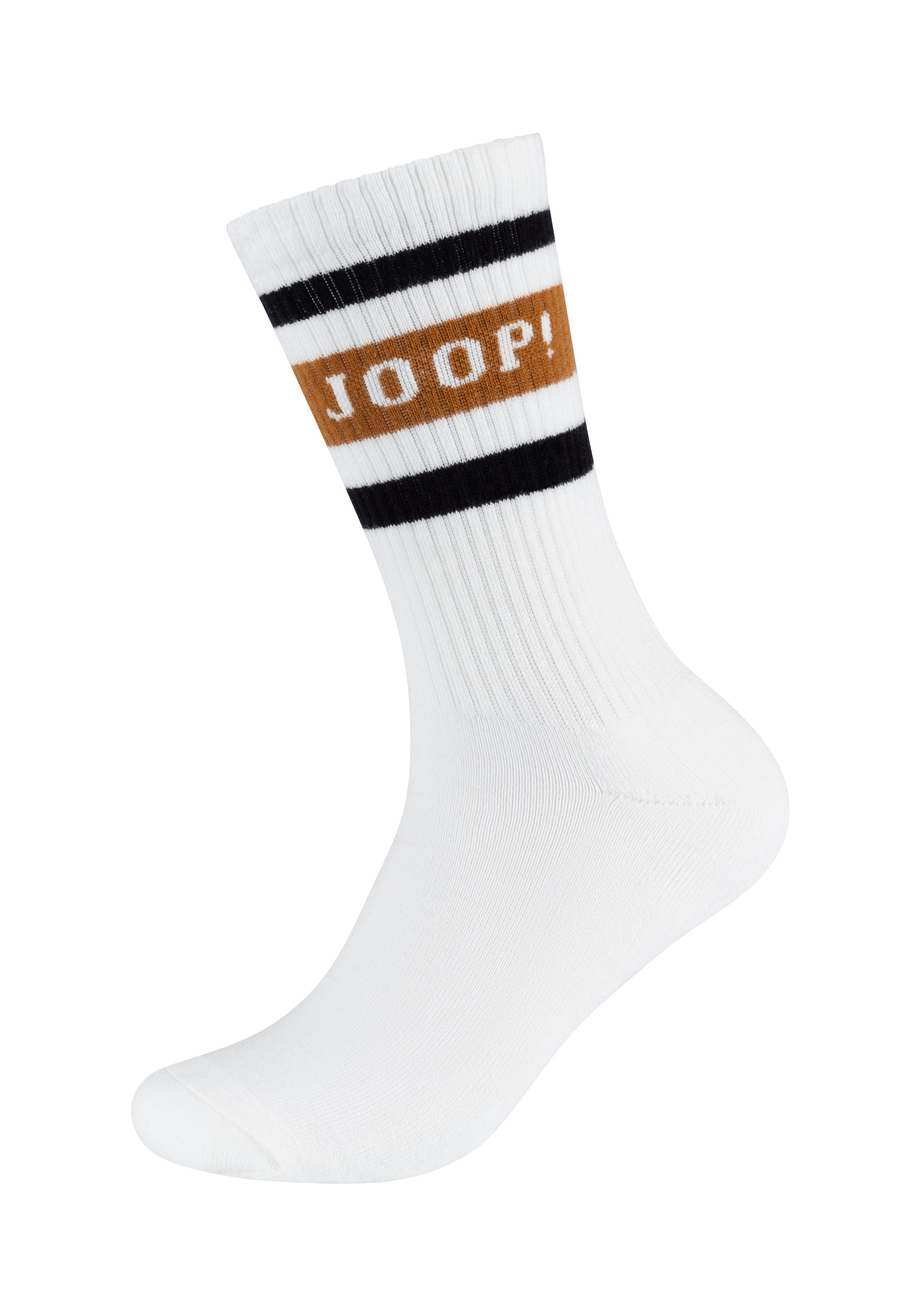 JOOP! Chaussettes de tennis »premium essentials« 2 Paar,  am Bund mit Logoschriftzug