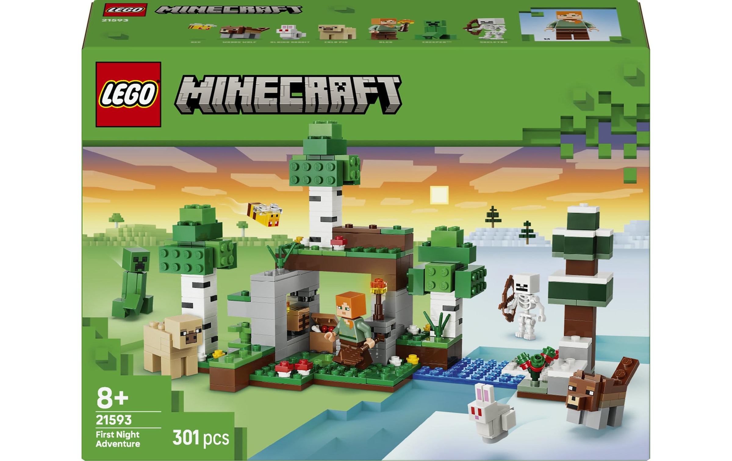LEGO® Pions de construction »Erstes Abenteuer in der Nacht (21593), LEGO Minecraft« fabriqué en Europe