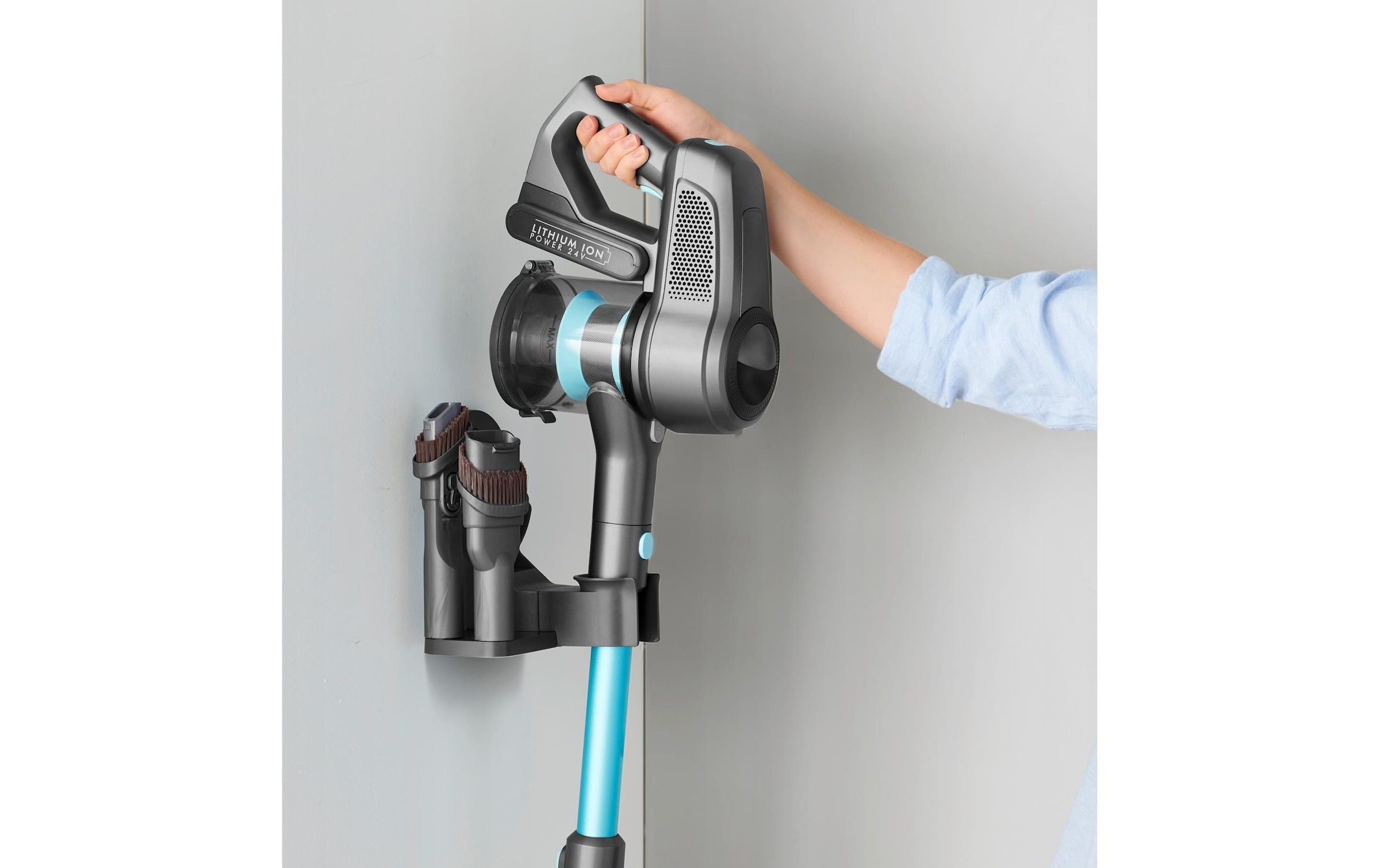 Trisa Aspirateur à main et à manche sans fil »Quick Clean Professional T9312«