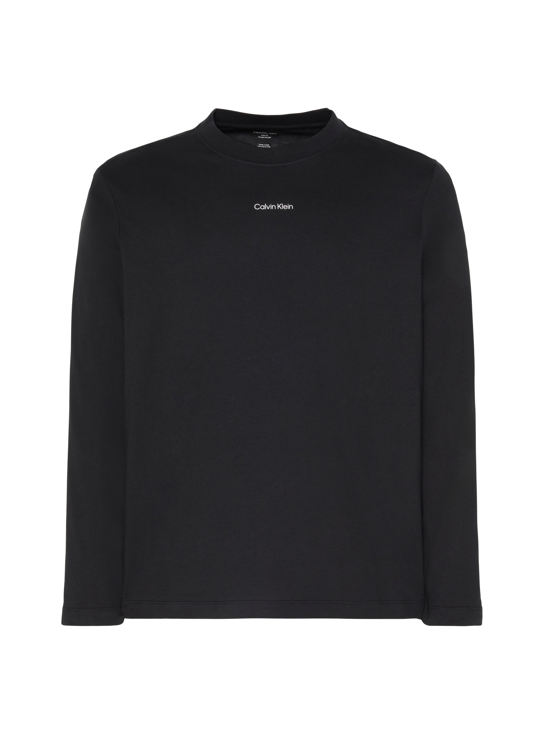 Calvin Klein Langarmshirt »EASY 20S RETRO CALVIN BACK« Regular fit mit Markenprint