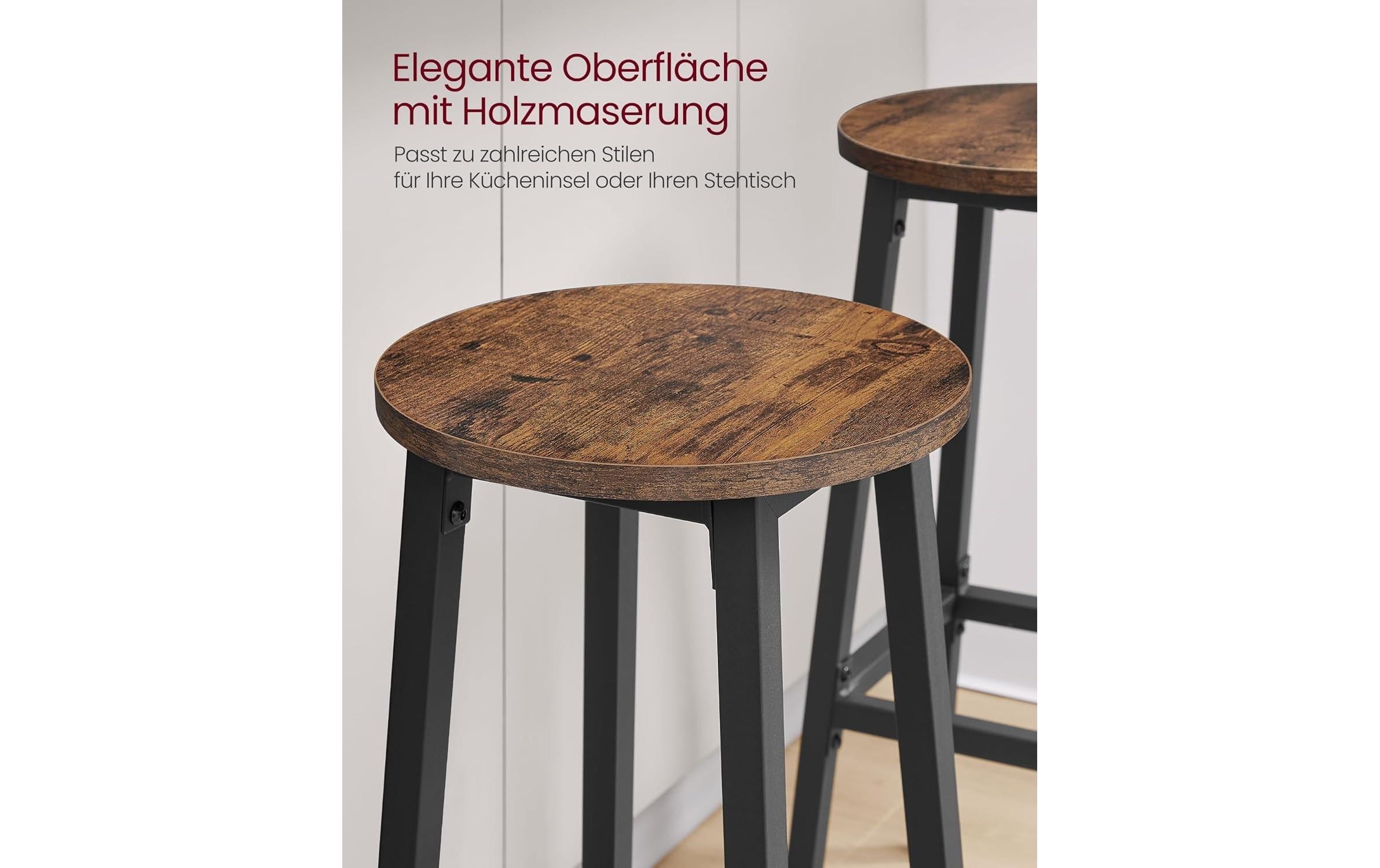 VASAGLE Tabouret de bar »2er Set« 2 cuis tlg.