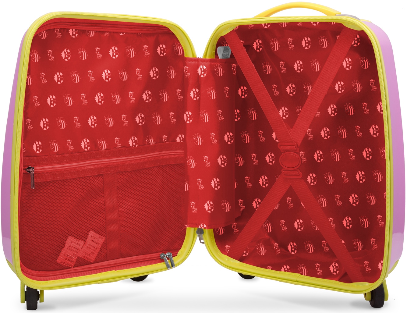 Hauptstadtkoffer Valise pour enfants »For Kids, Sterne« 24 litre 4 Rollen Kinderreisegepäck Handgepäck-Koffer Kinder-Trolley