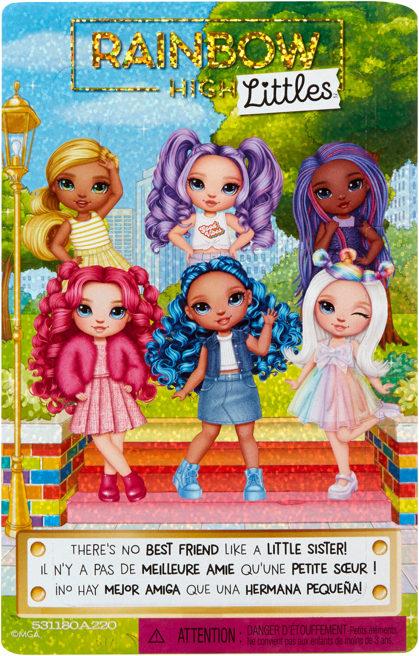 RAINBOW HIGH Poupée à habiller »Rainbow High Littles Dolls - Magenta (Pink)«
