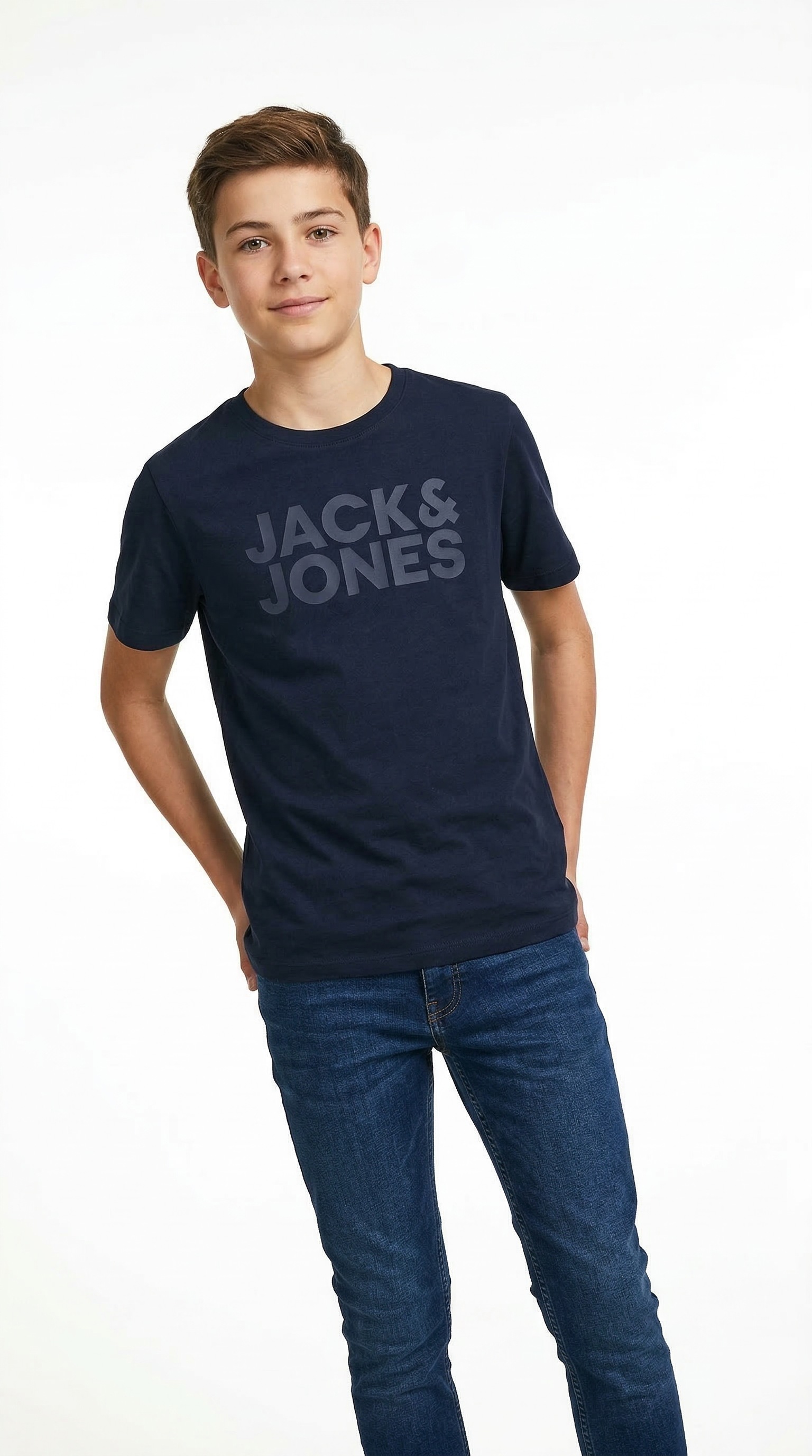 Jack & Jones Junior T-shirt »JJECORP LOGO TEE SS CN 2PK MP NOOS JNR« Packung, 2 pièces