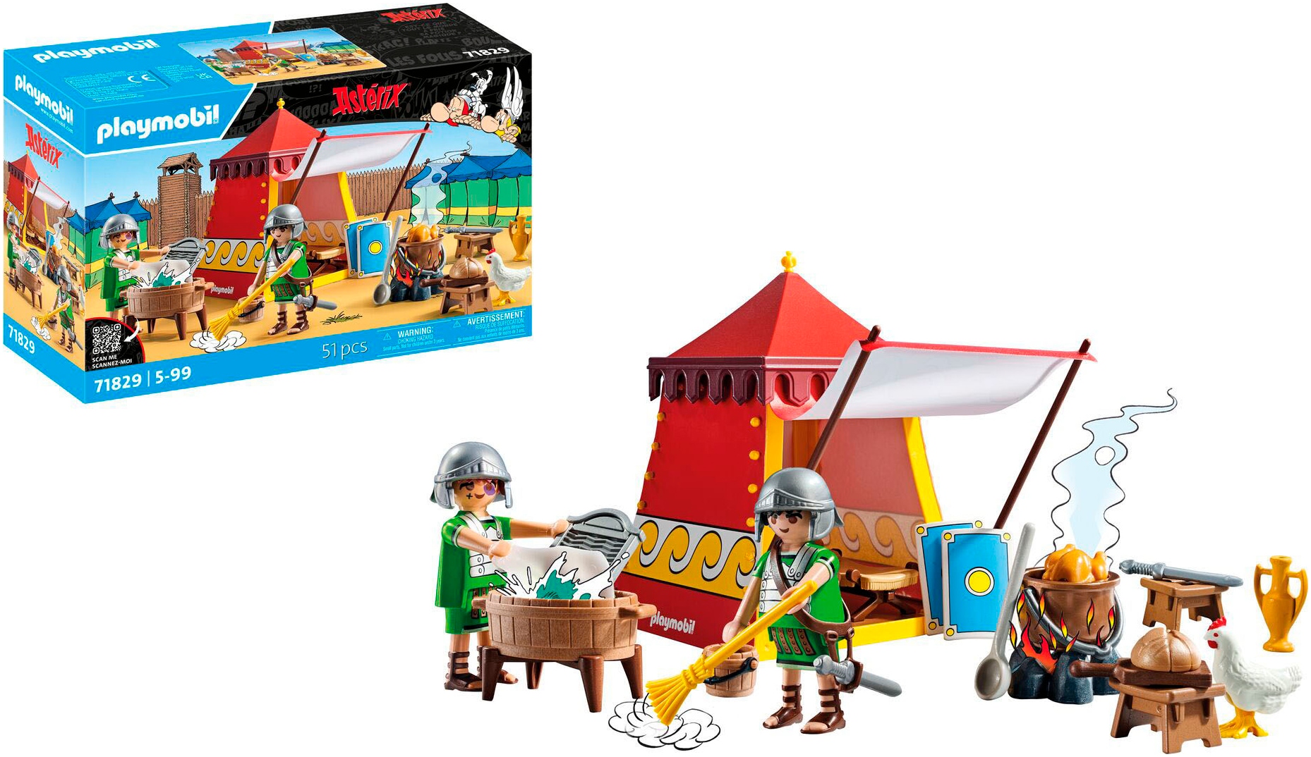 Playmobil® Konstruktions-Spielset »Asterix: Legionärszelt (71829), Playmobil Asterix« Made in Europe