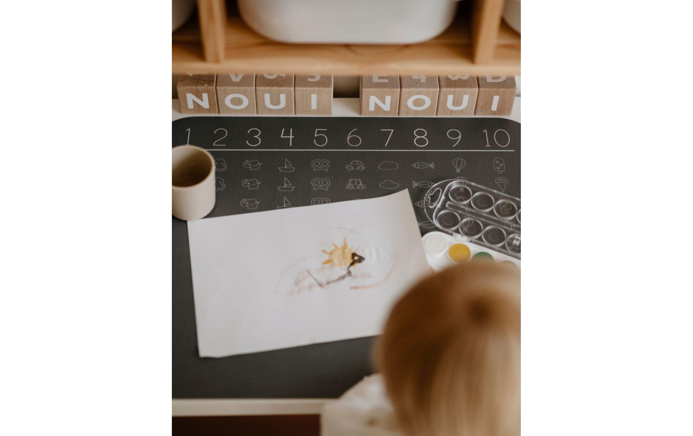   Set de table »Noui Noui XL Learning Numbers 55 x 45 cm«