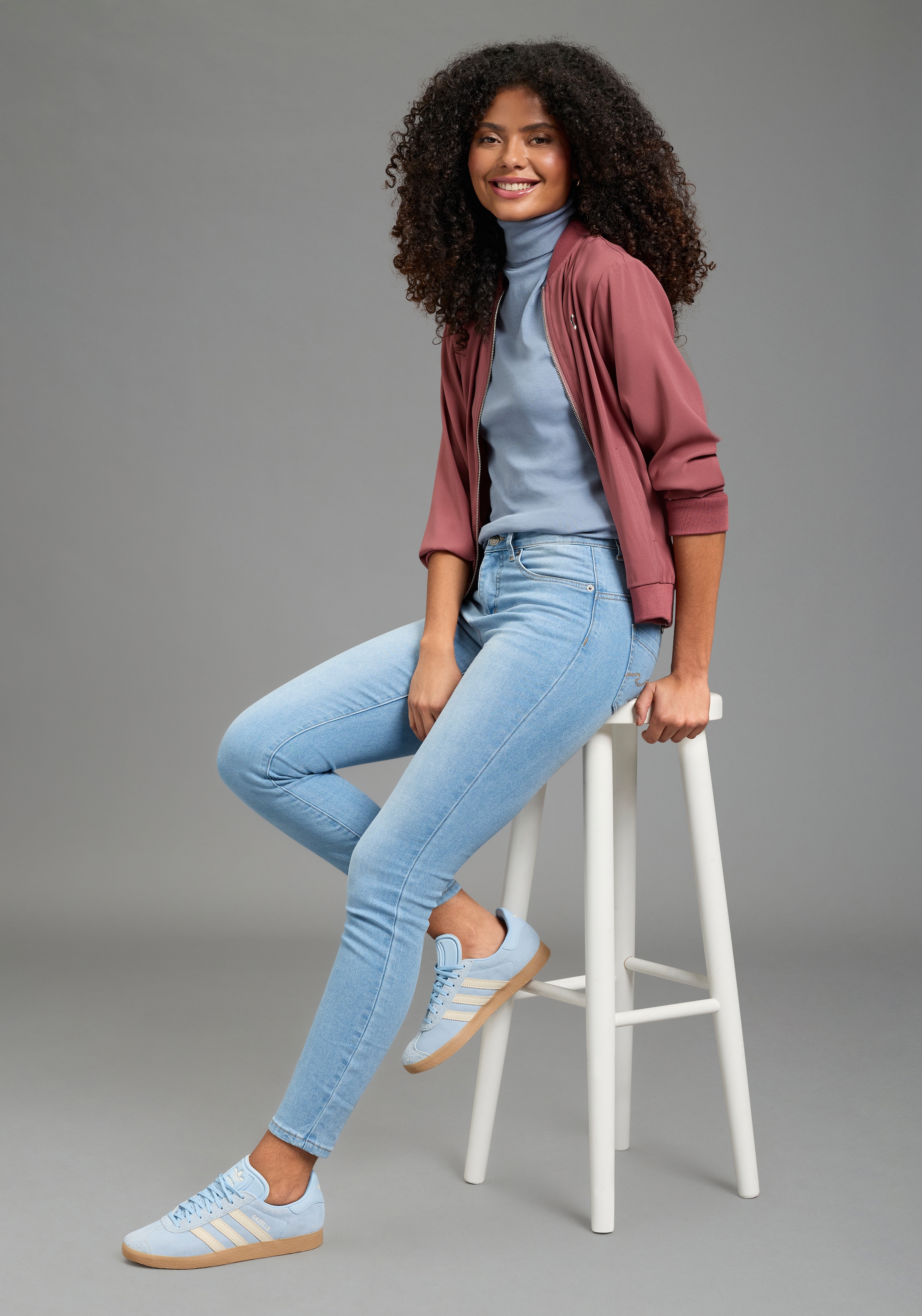 Flashlights T-shirt à col roulé Packung, 2er-Pack, 2 cuis eng geschnitten,  aus elastischem Material,  im 2er-Pack