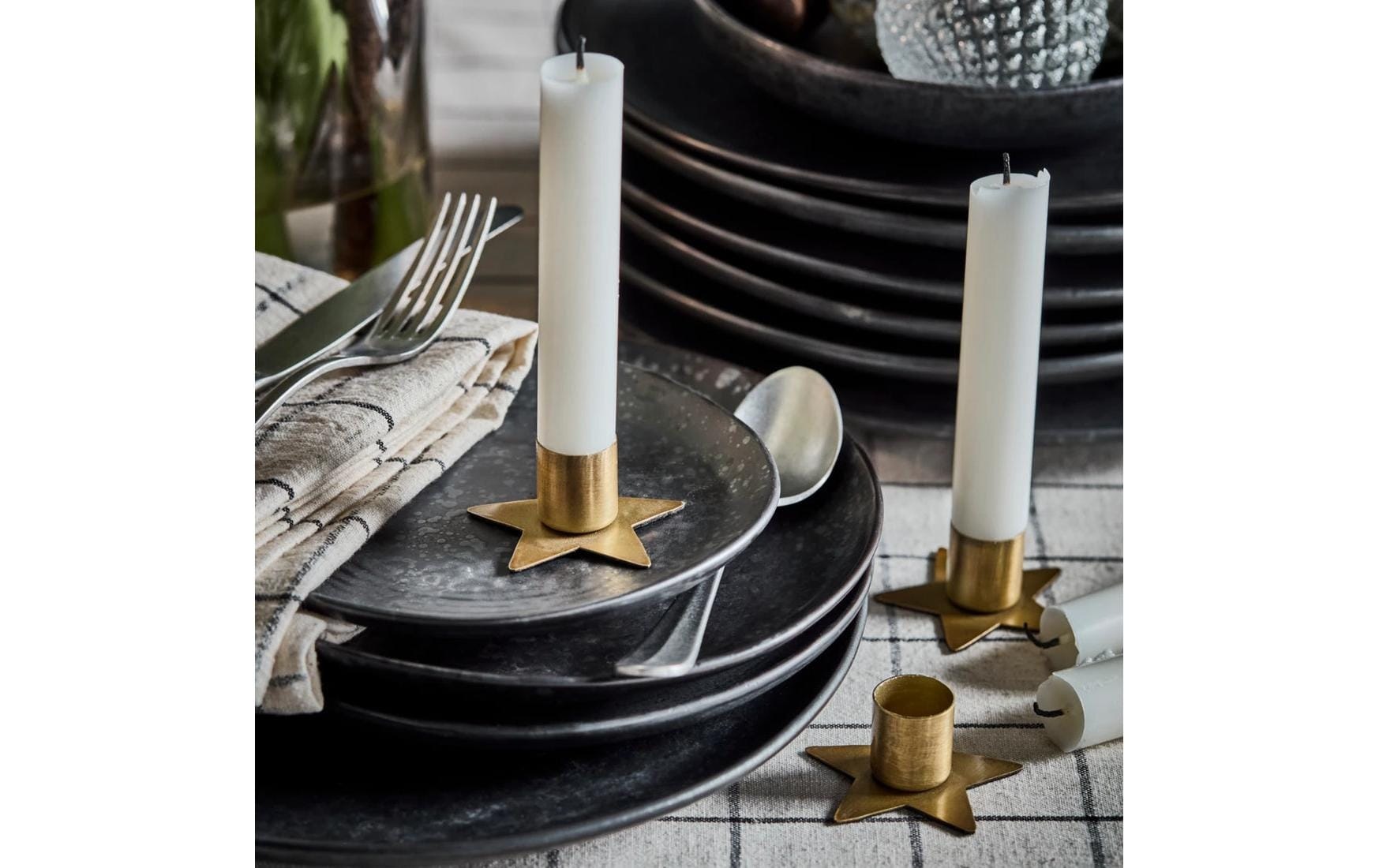 House Doctor Kerzenhalter »House Doctor Kerzenhalter Stage 6er Set Gold, Eisen«