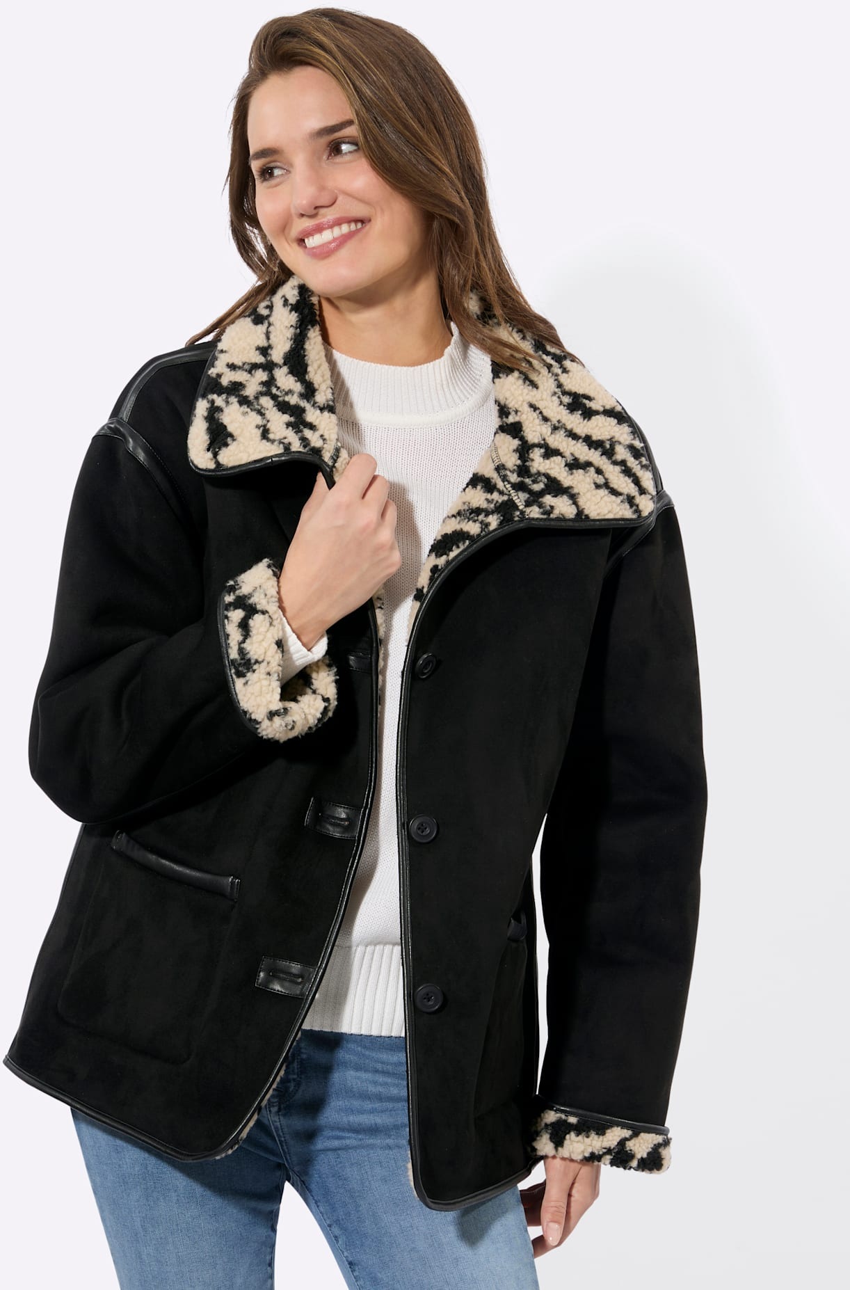 Inspirationen Veste d'hiver ohne Kapuze