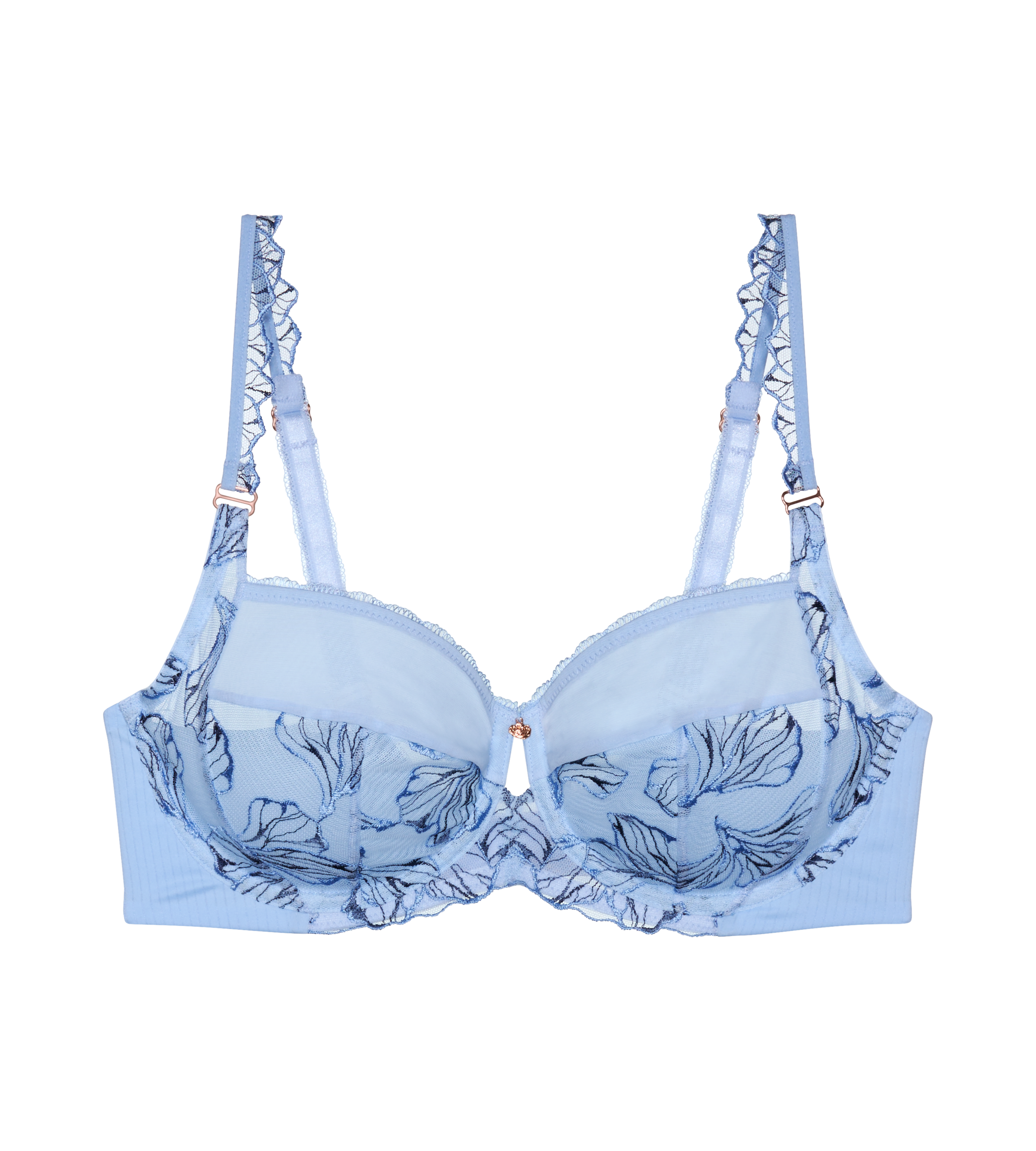 Triumph Bügel-BH »Wild Iris Florale« mehrfarbige florale Stickerei, tiefer Rückenausschnitt, weich, Mesh