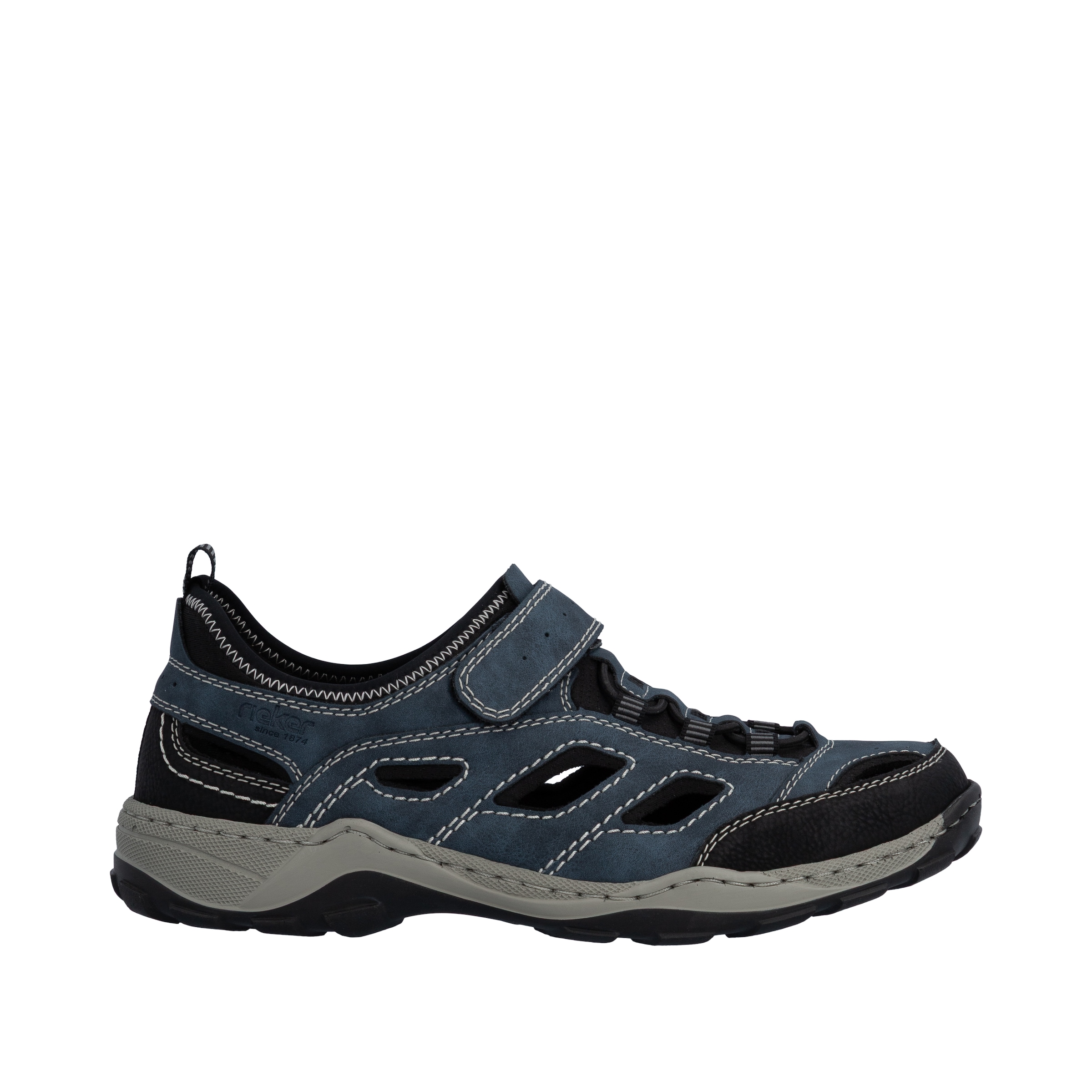 Rieker 1100000002199  Chaussure à enfiler, chaussure de trekking, chaussure outdoor avec bride auto-agrippante