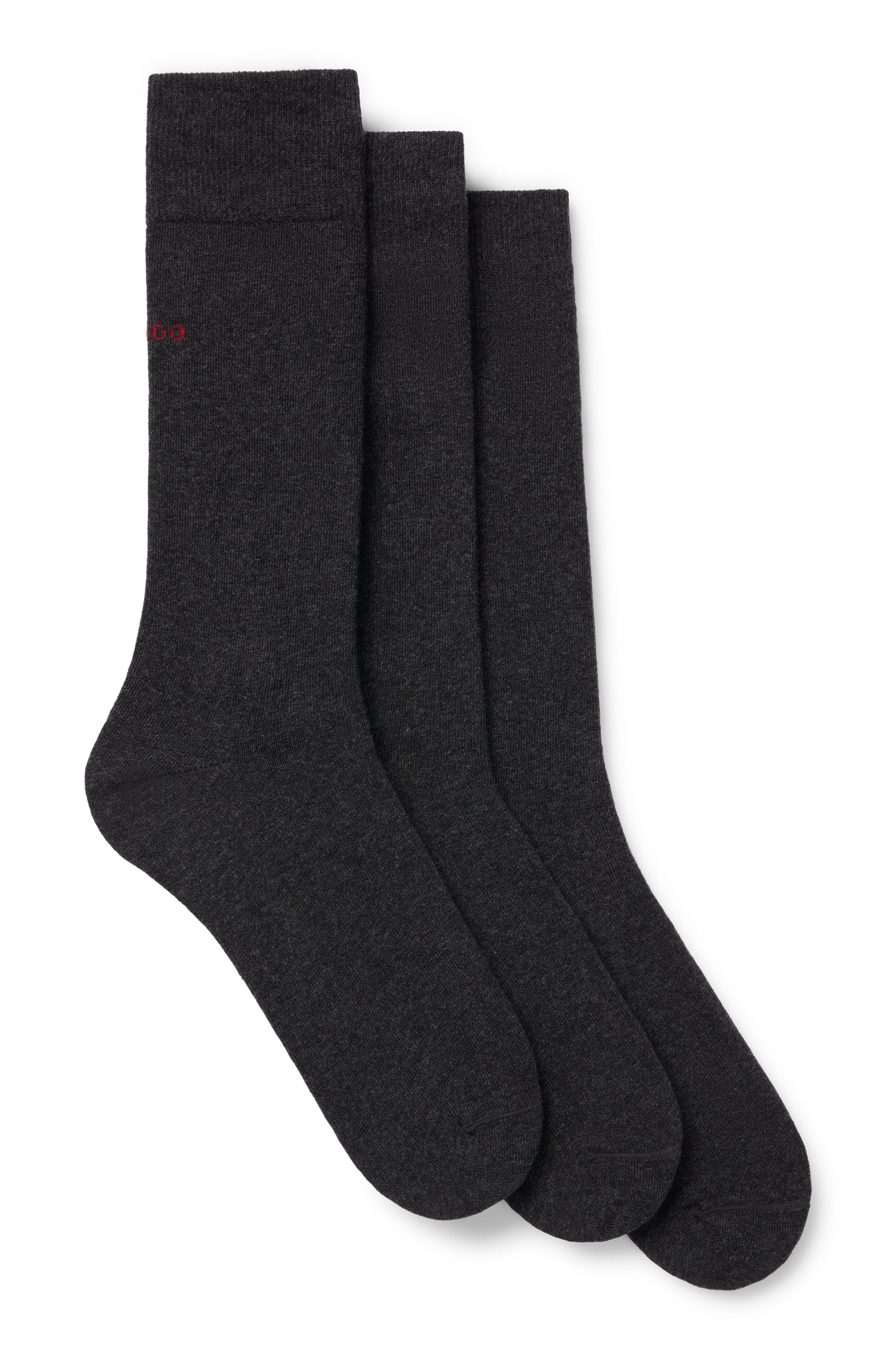HUGO Underwear Chaussettes d'affaires »3P RS UNI COLORS CC« Packung, 3er, 3 cuis tlg. mit Hugo Boss Logo-Schriftzug