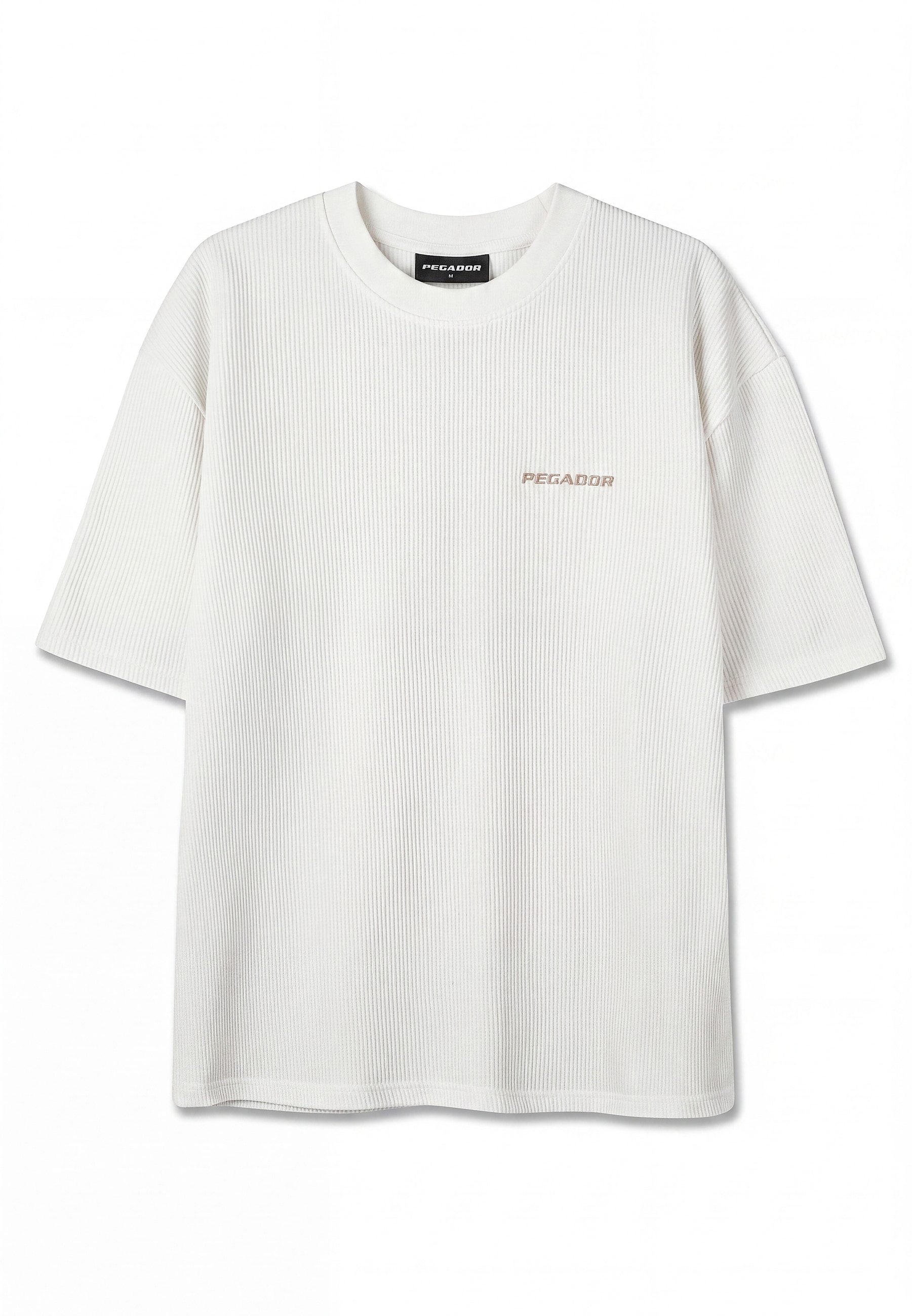 PEGADOR Shirt à col rond »LAGOS OVERSIZED SOFT RIB TEE«