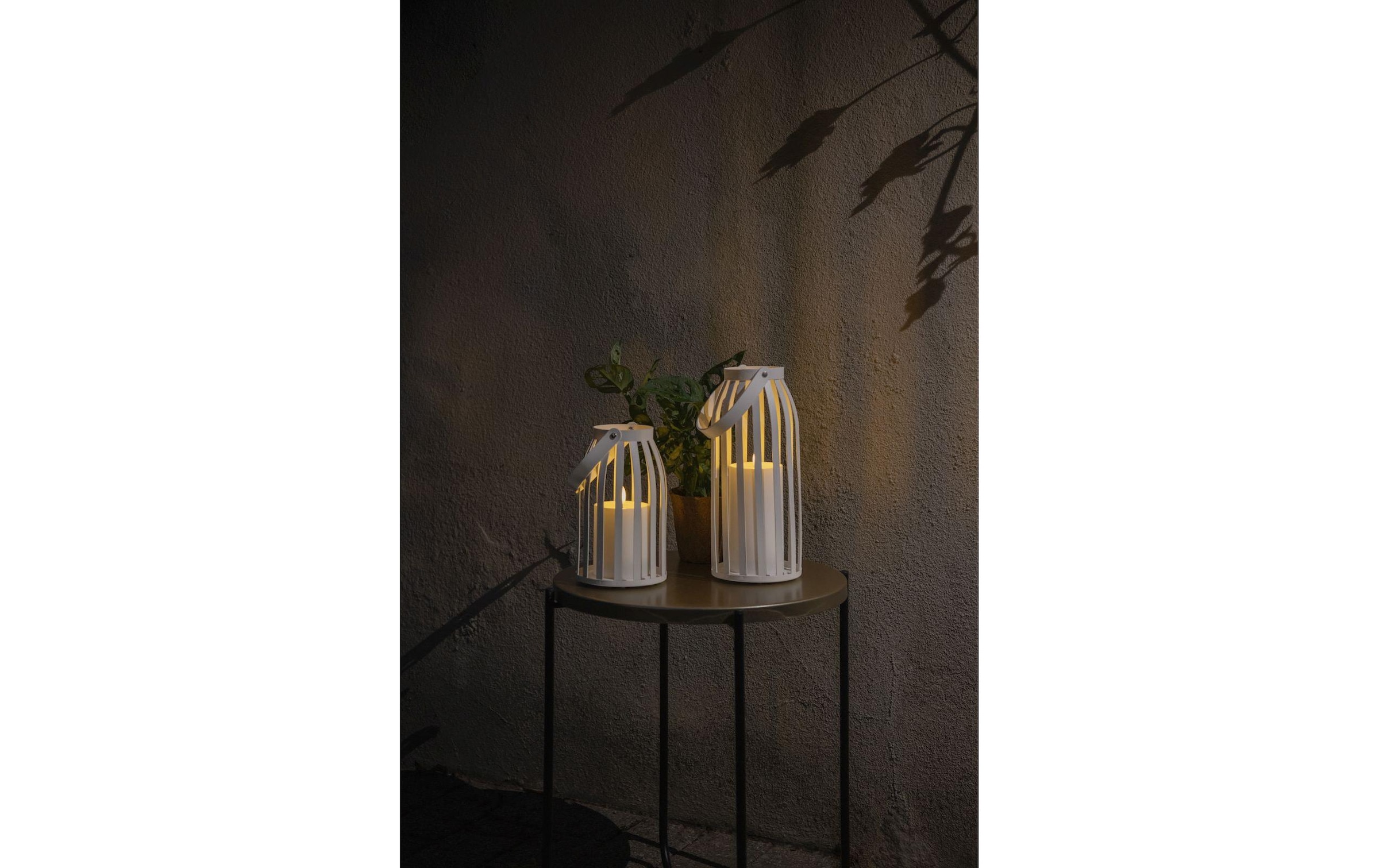 STT Bougie LED »Set 2 Stück 20 und 28 cm« Solar Kerzenlaternen Set für den Innen- und Aussenbereich