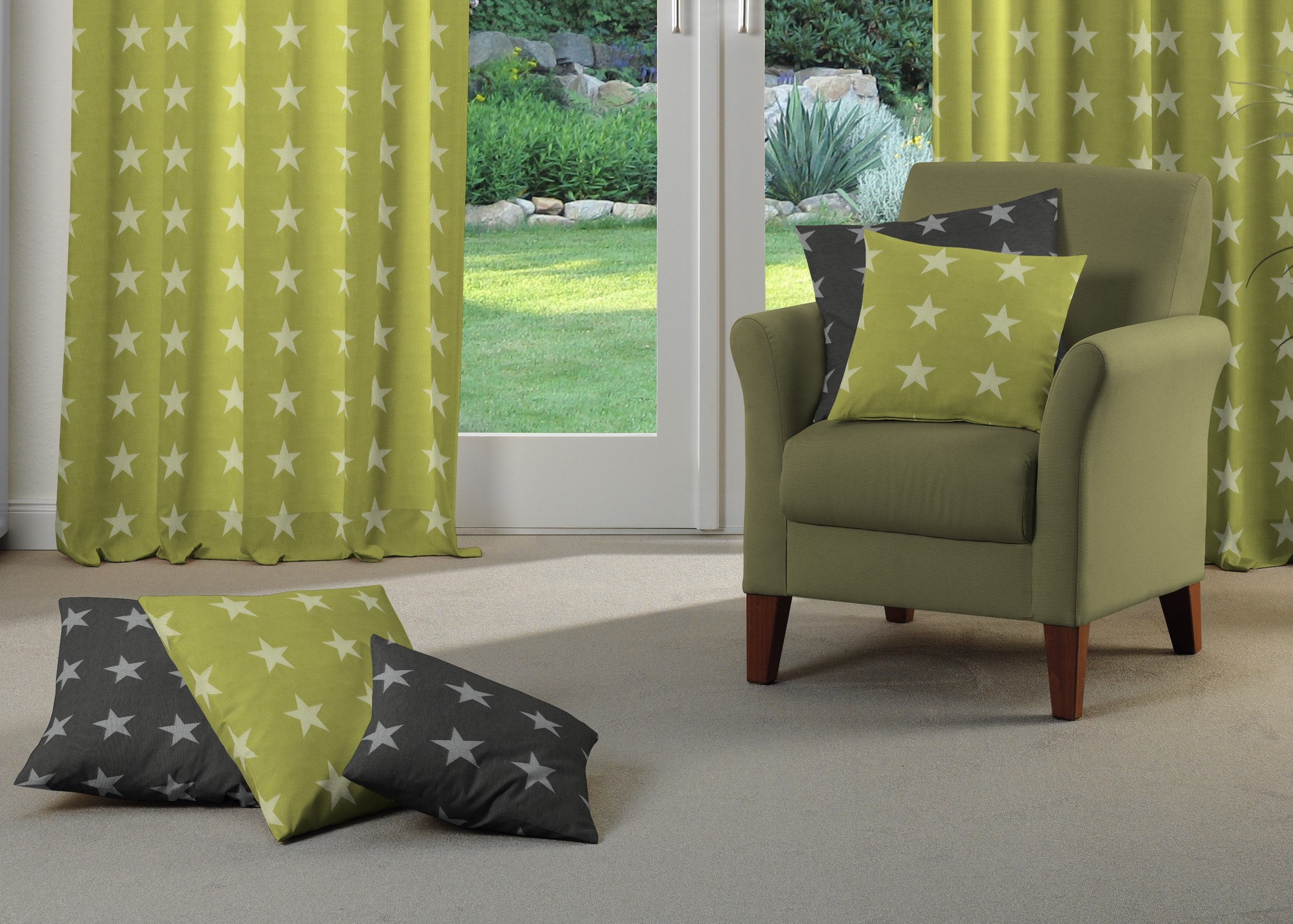 Wirth Coussin décoratif »FELINO« Kissenhülle ohne Füllung, 2 Stück