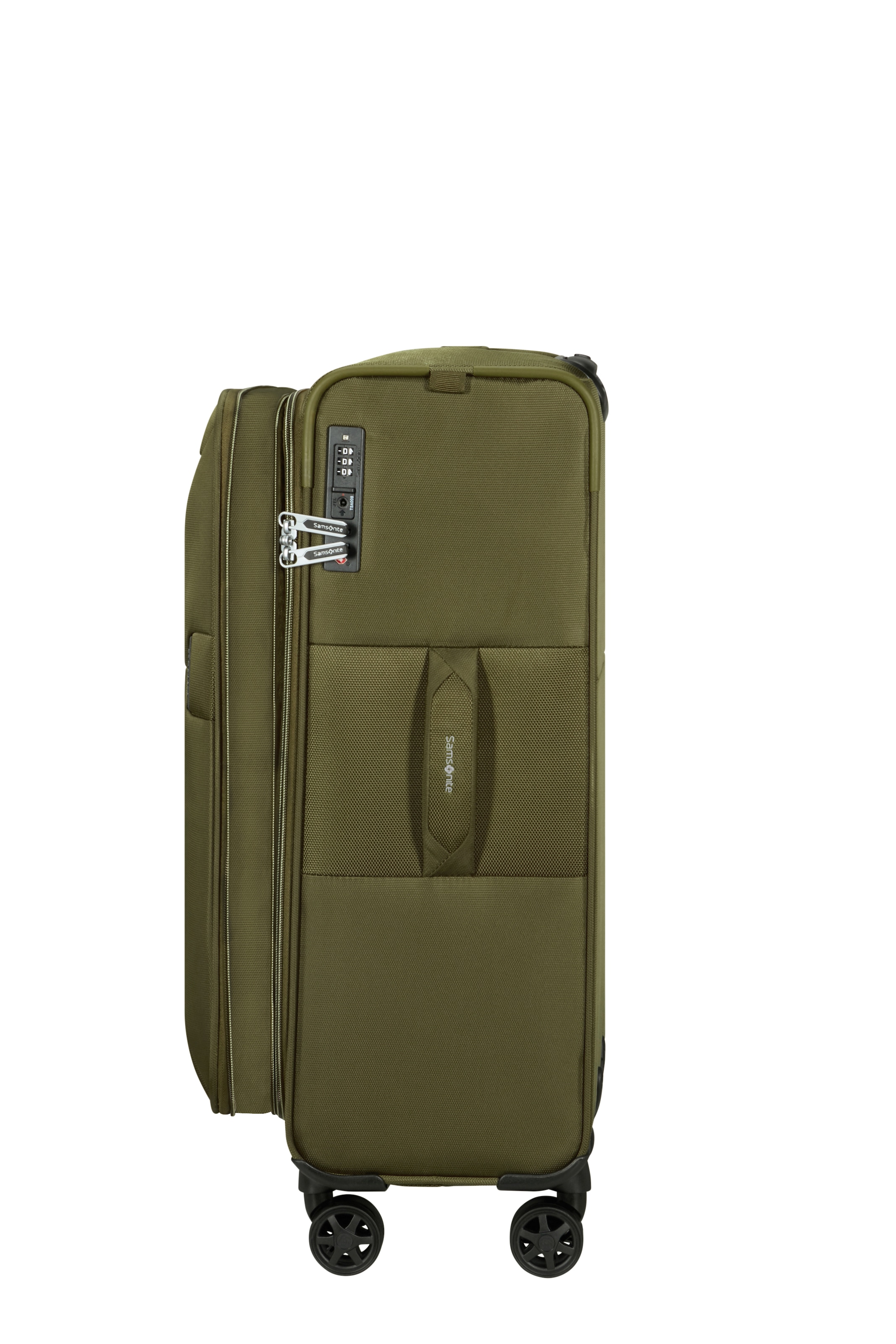 Samsonite Trolley à bagages souples »URBIFY, verschiedene Grössen« 68 litre 4 Rollen en polyester recyclé, avec sangle croisée, avec poche avant