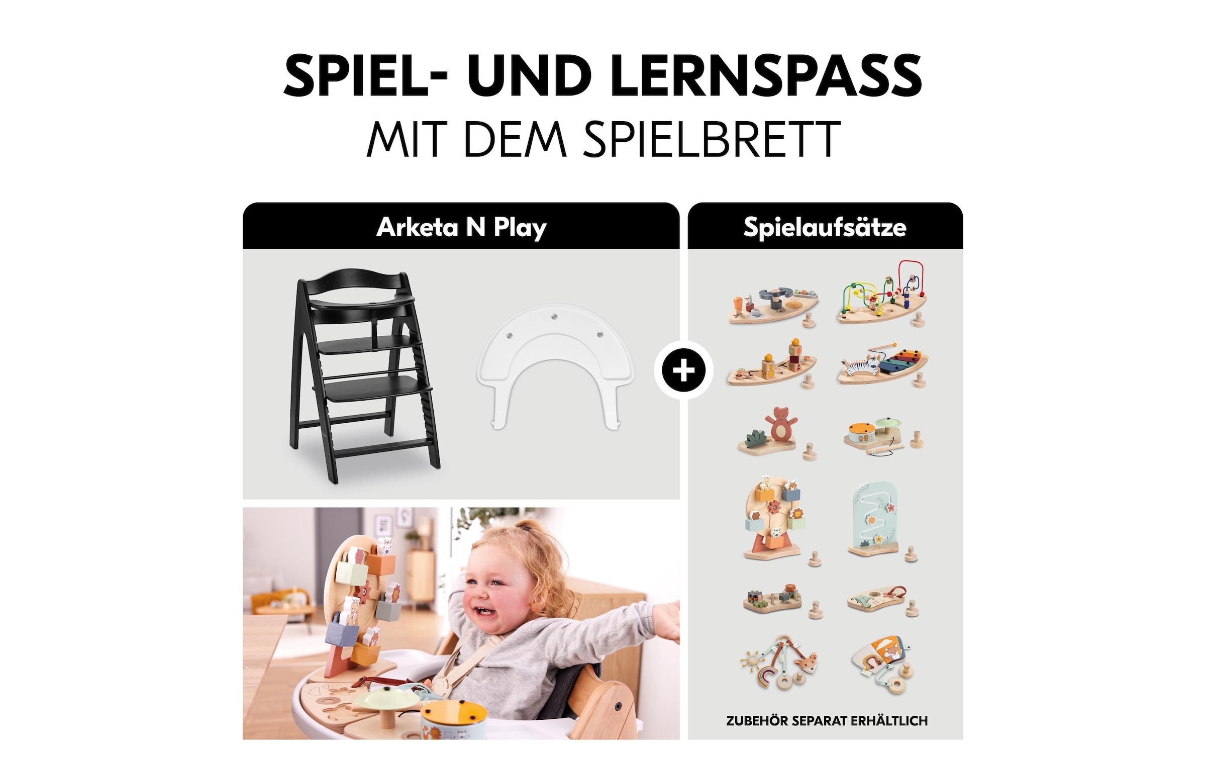 Hauck Chaise haute »Arketa N Play« ()