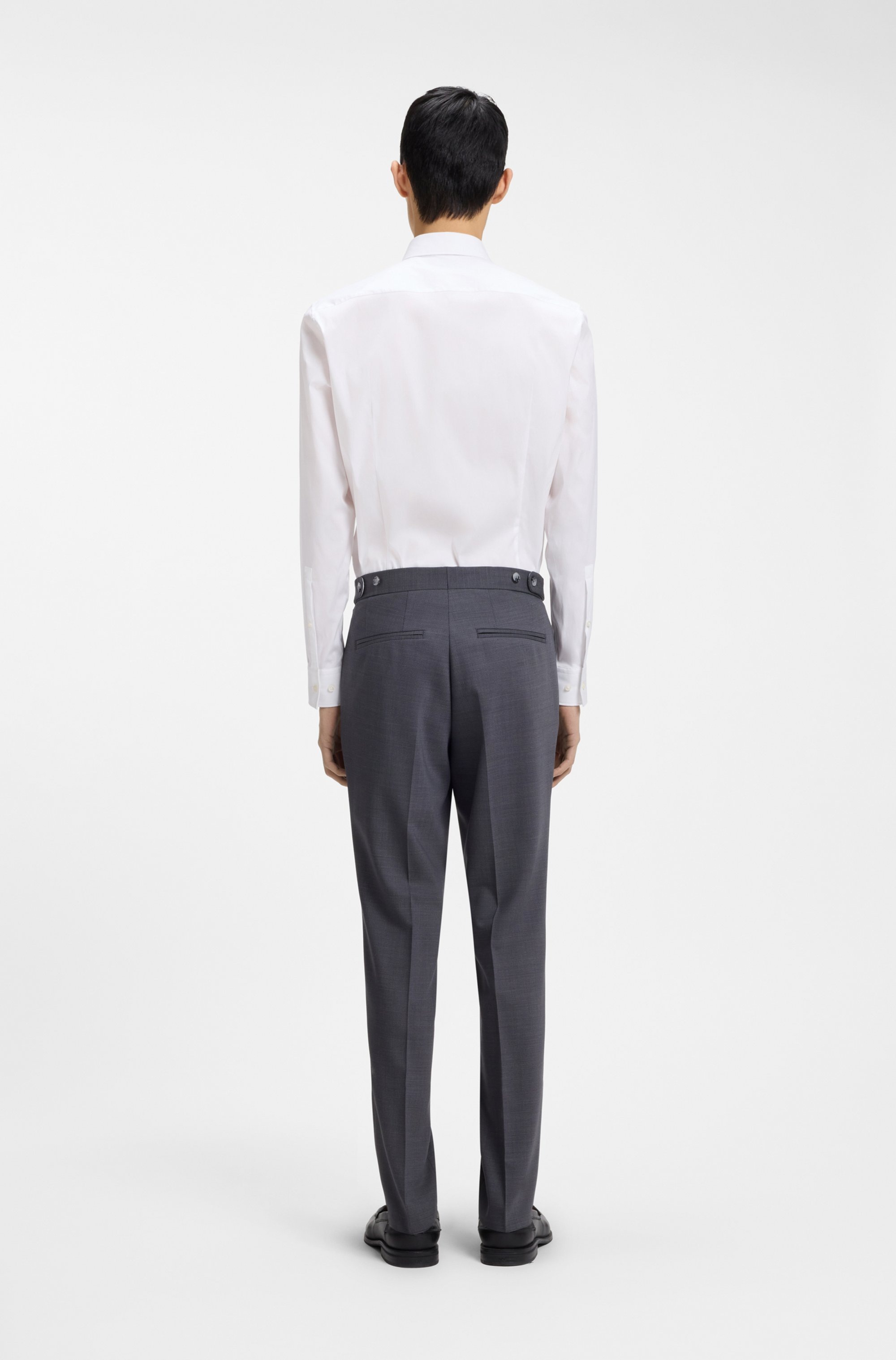 HUGO Businesshemd »Kenno« Kentkragen, Slim Fit, Baumwoll-Mix