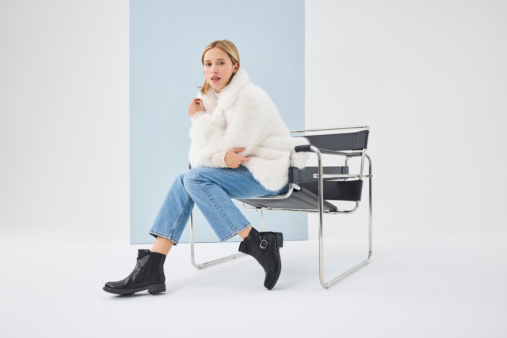 Rieker Stiefelette  Boots, Blockabsatz, mit Innenreissverschluss
