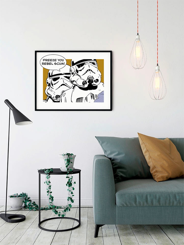 Komar Image »Star Wars Classic Comic Quote Stormtrooper« 1 cuis tlg. Wandbild zur Dekoration im Kinderzimmer - ohne Rahmen