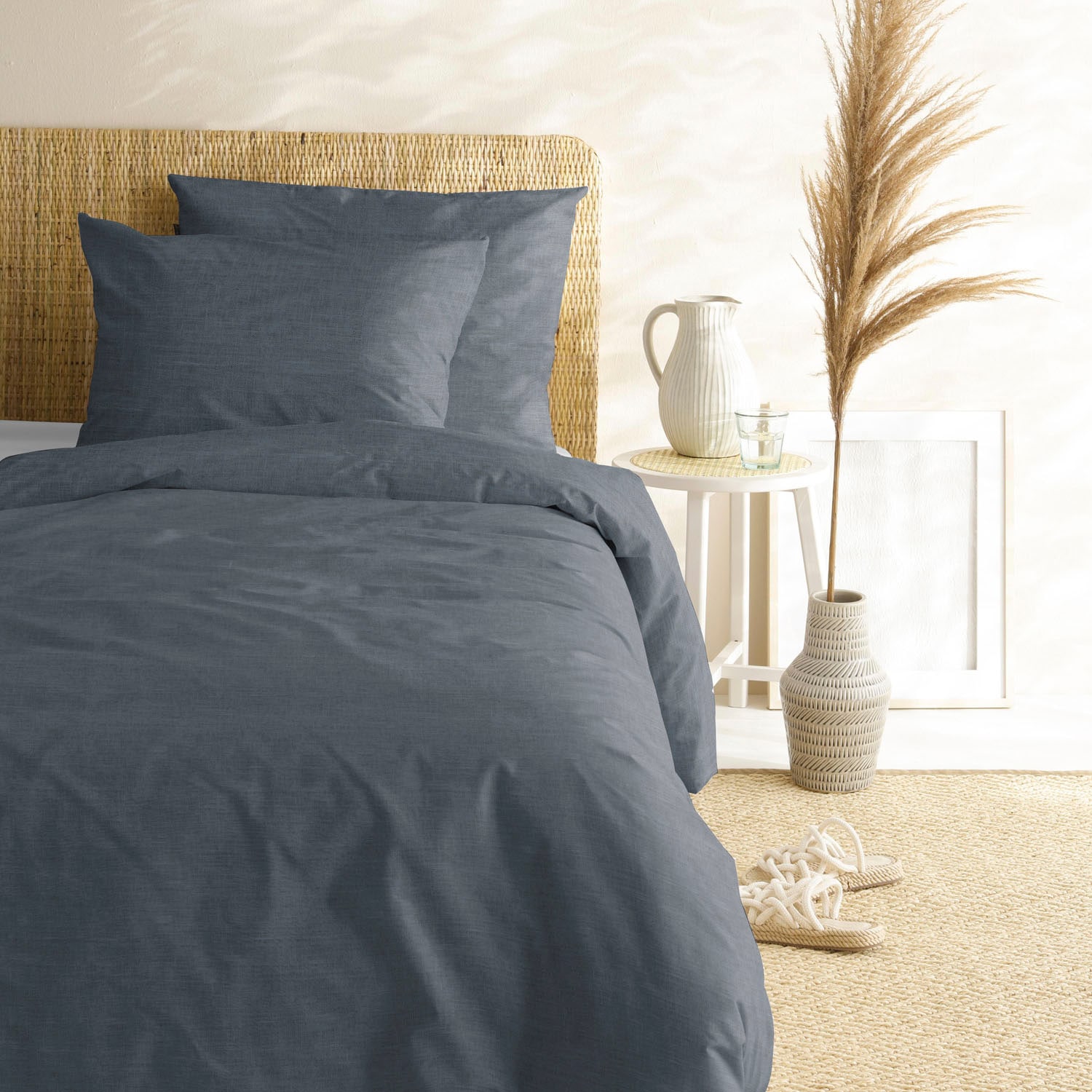 Cinderella Bettwäsche »Lyn in Gr. 135x200, 155x220 oder 200x200 cm« Bettwäsche aus Baumwolle, Bettwäsche mit Reissverschluss