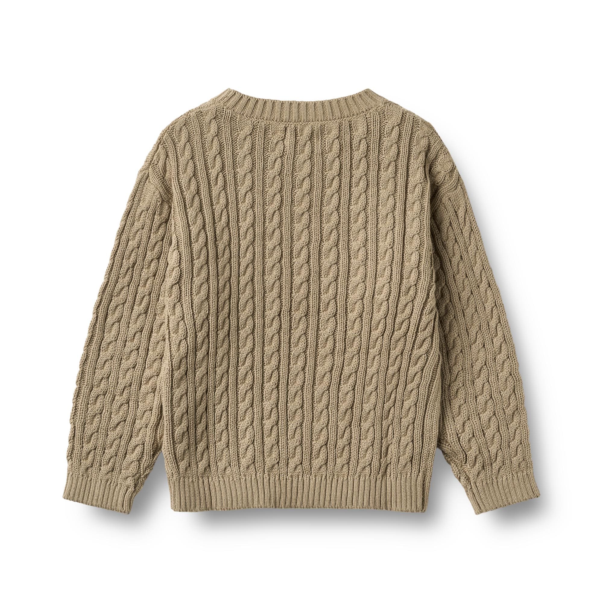 WHEAT Strickpullover »Knit Pullover L/S Oliver« Reine Baumwolle
