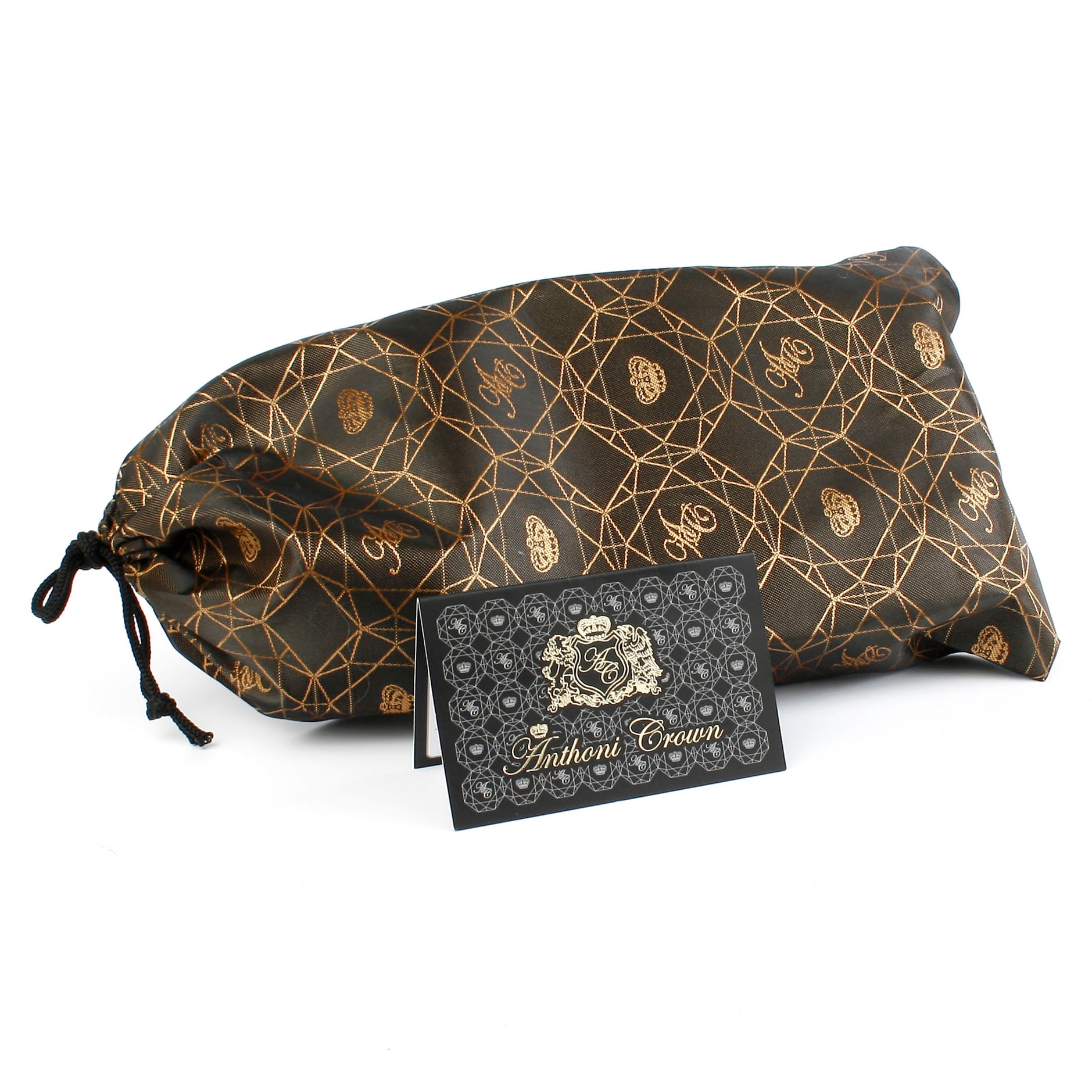 Anthoni Crown Ceinture en cuir Schmaler Ledergürtel in schwarz